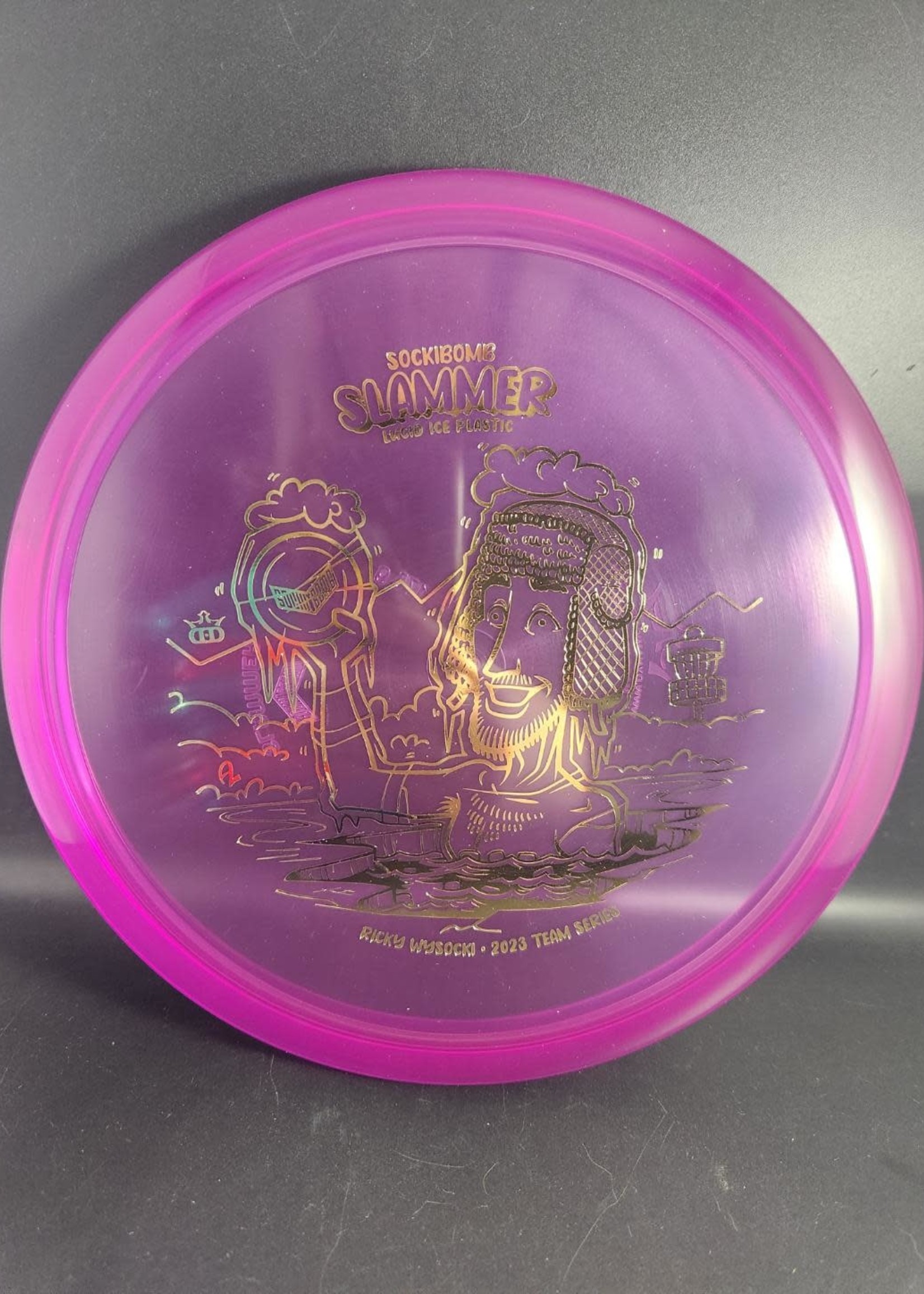 Dynamic Discs Dynamic Discs Lucid-Ice (Bath) Sockibomb Slammer Ricky Wysocki