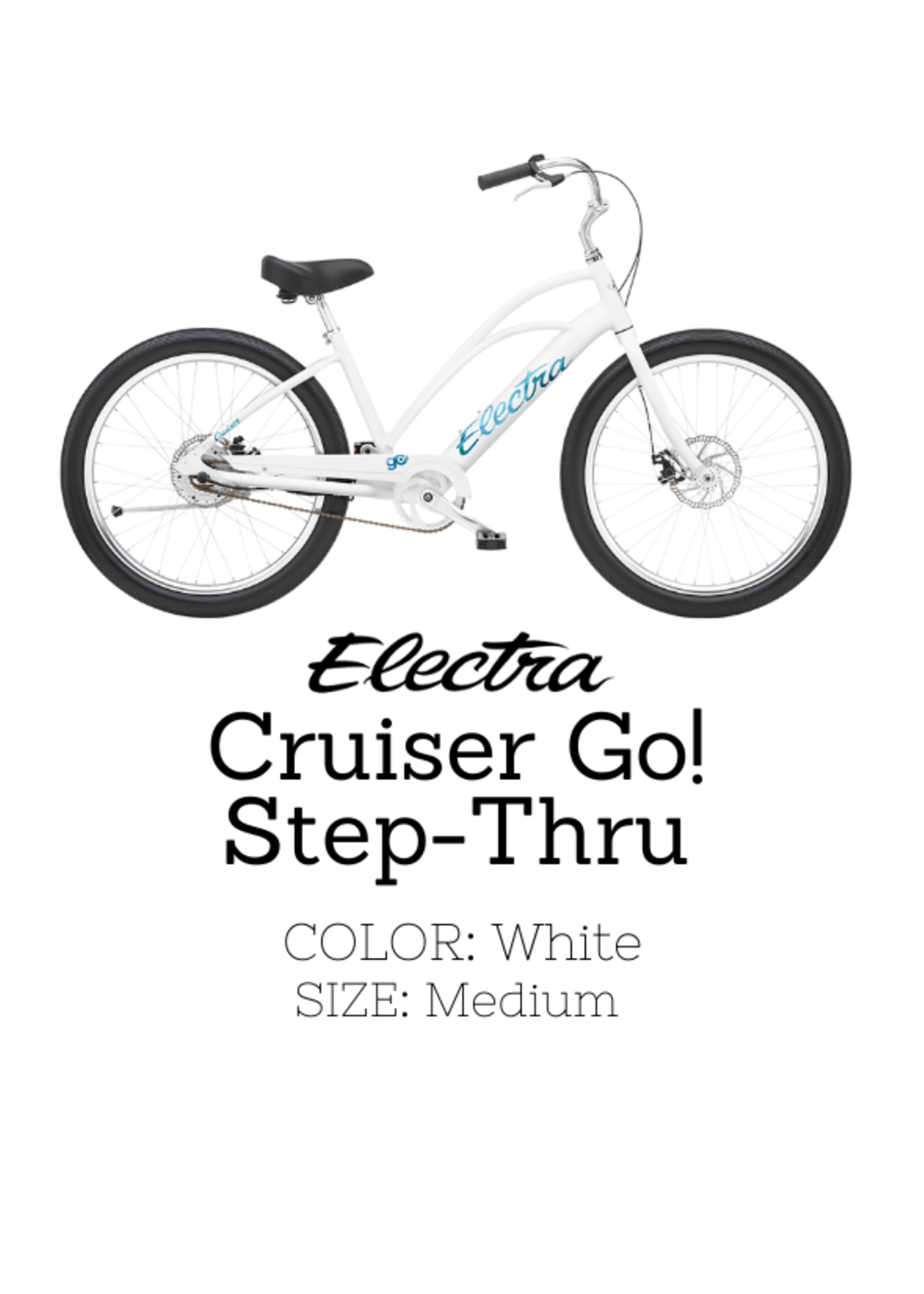 Electra Bicycle Company Cruiser Go! Step-Thru E-Bike