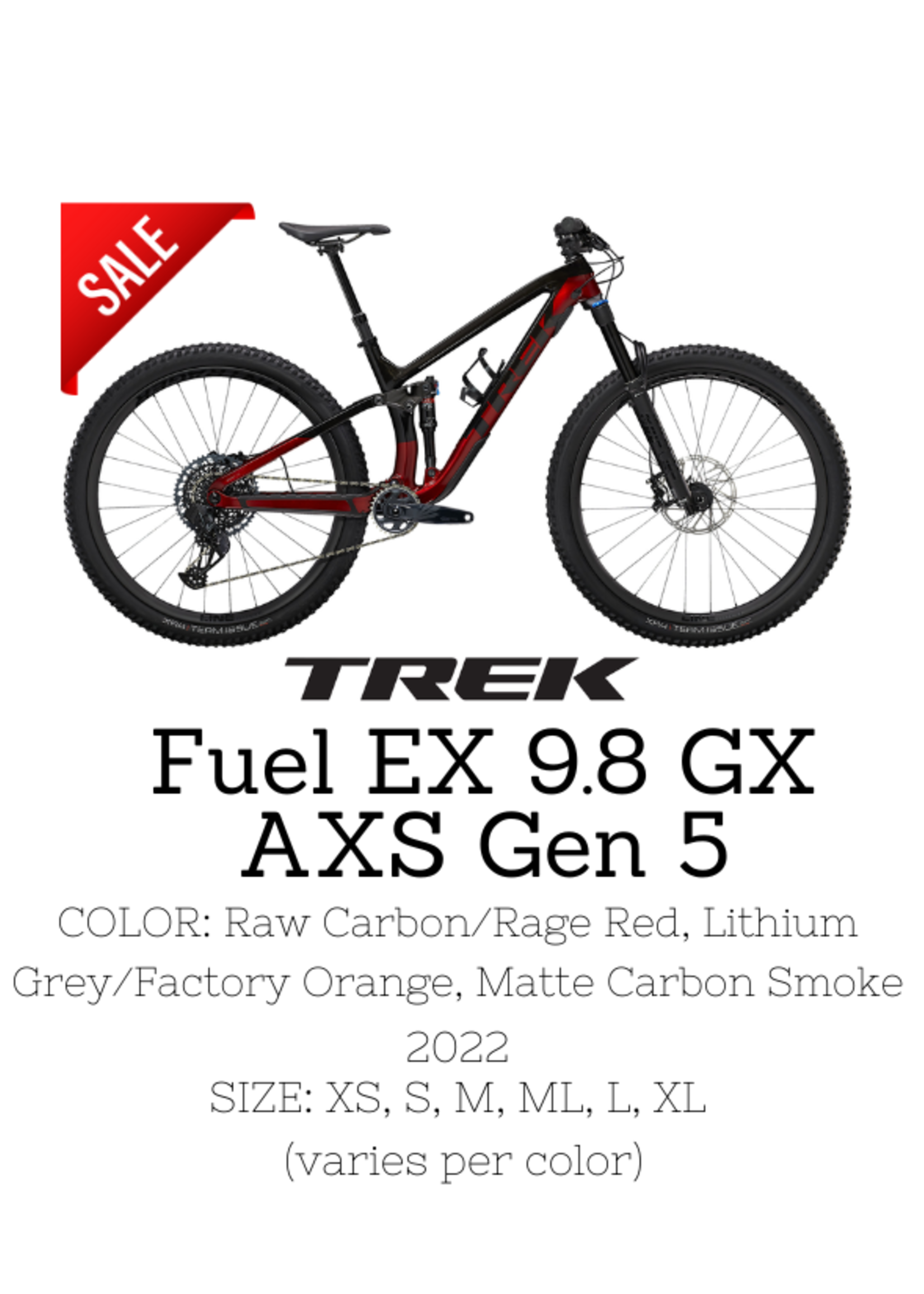 TREK Trek Fuel EX 9.8 GX AXS Gen 5