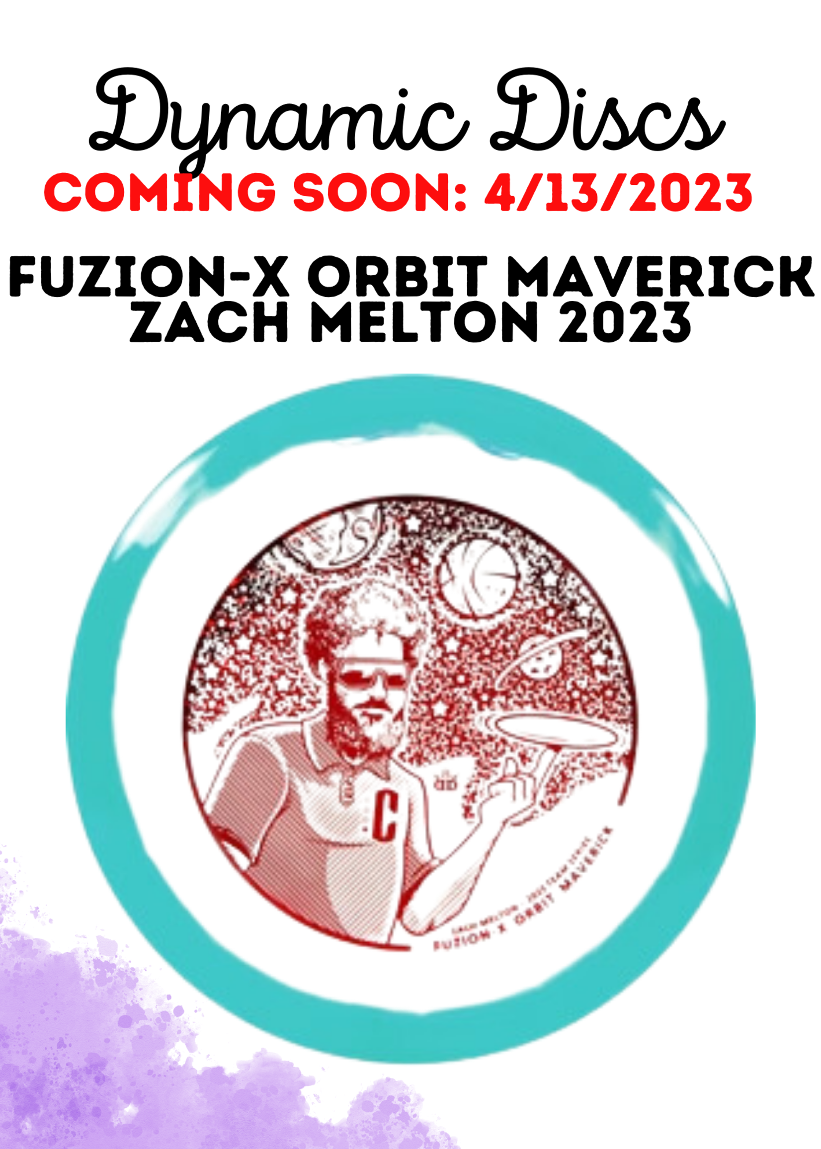 Dynamic Discs Dynamic Discs Fuzion-X Orbit Maverick Zach Melton 2023