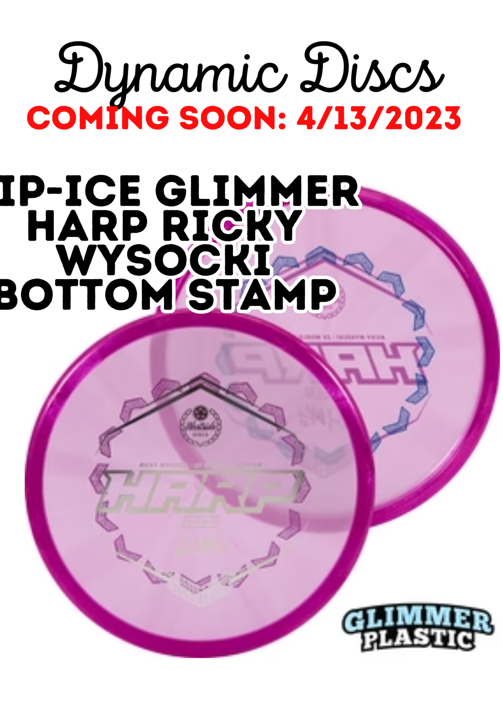 Westside Disc Westside Discs VIP-Ice Glimmer Harp Ricky Wysocki Bottom Stamp