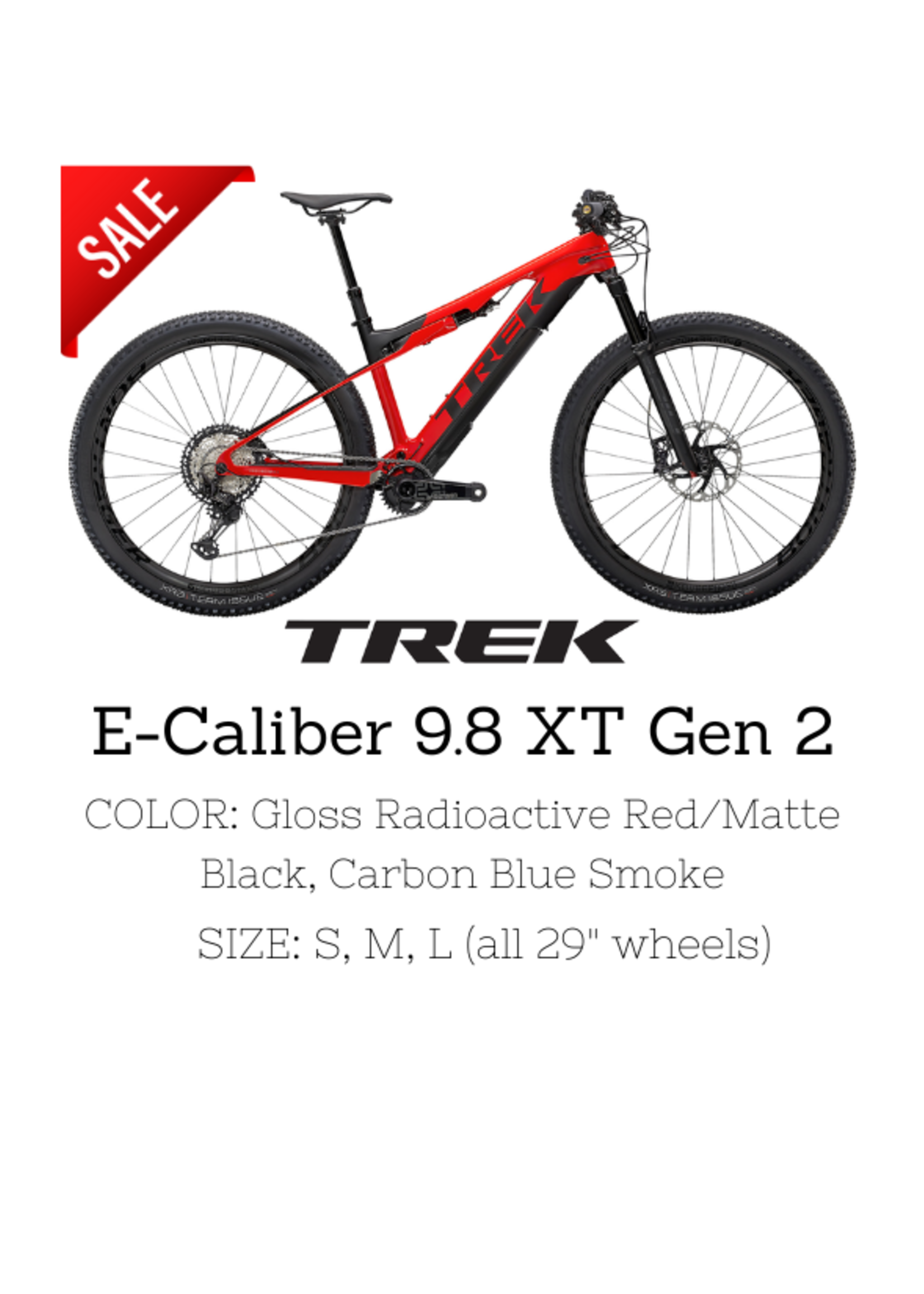 TREK Trek E-Caliber 9.8 XT Gen 2