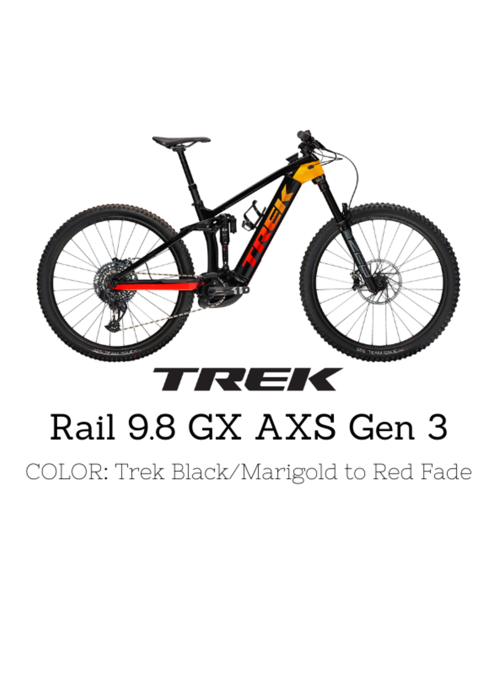 TREK Trrek Rail 9.8 GX AXS Gen 3