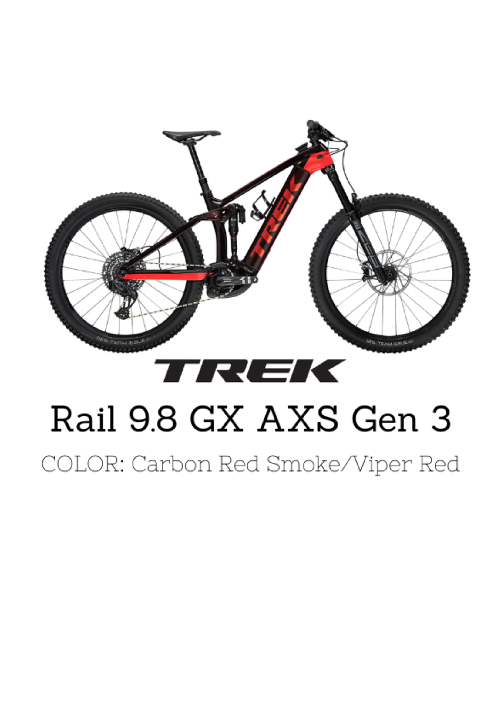 TREK Trrek Rail 9.8 GX AXS Gen 3