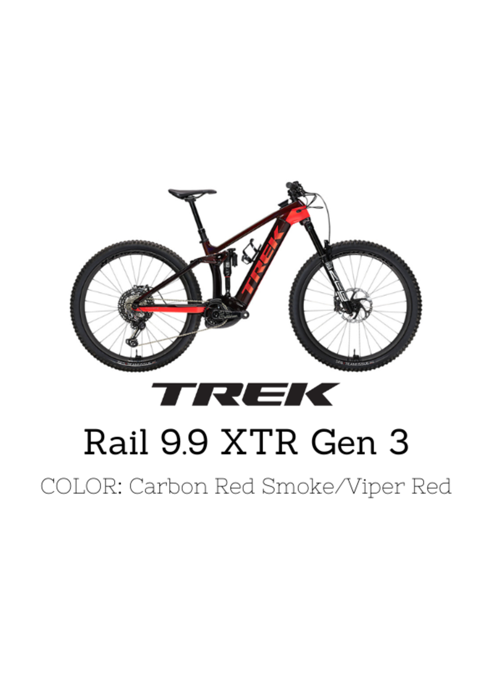 TREK Trek Rail 9.9 XTR Gen 3