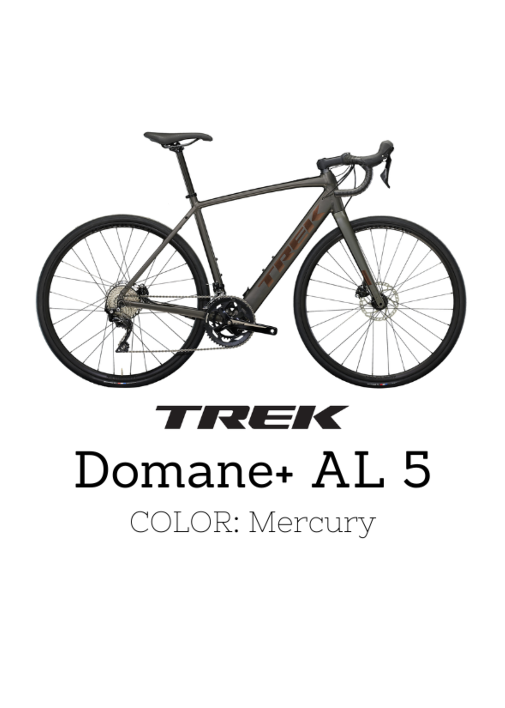 TREK Trek Domane+ AL 5 (Mercury Size 58)