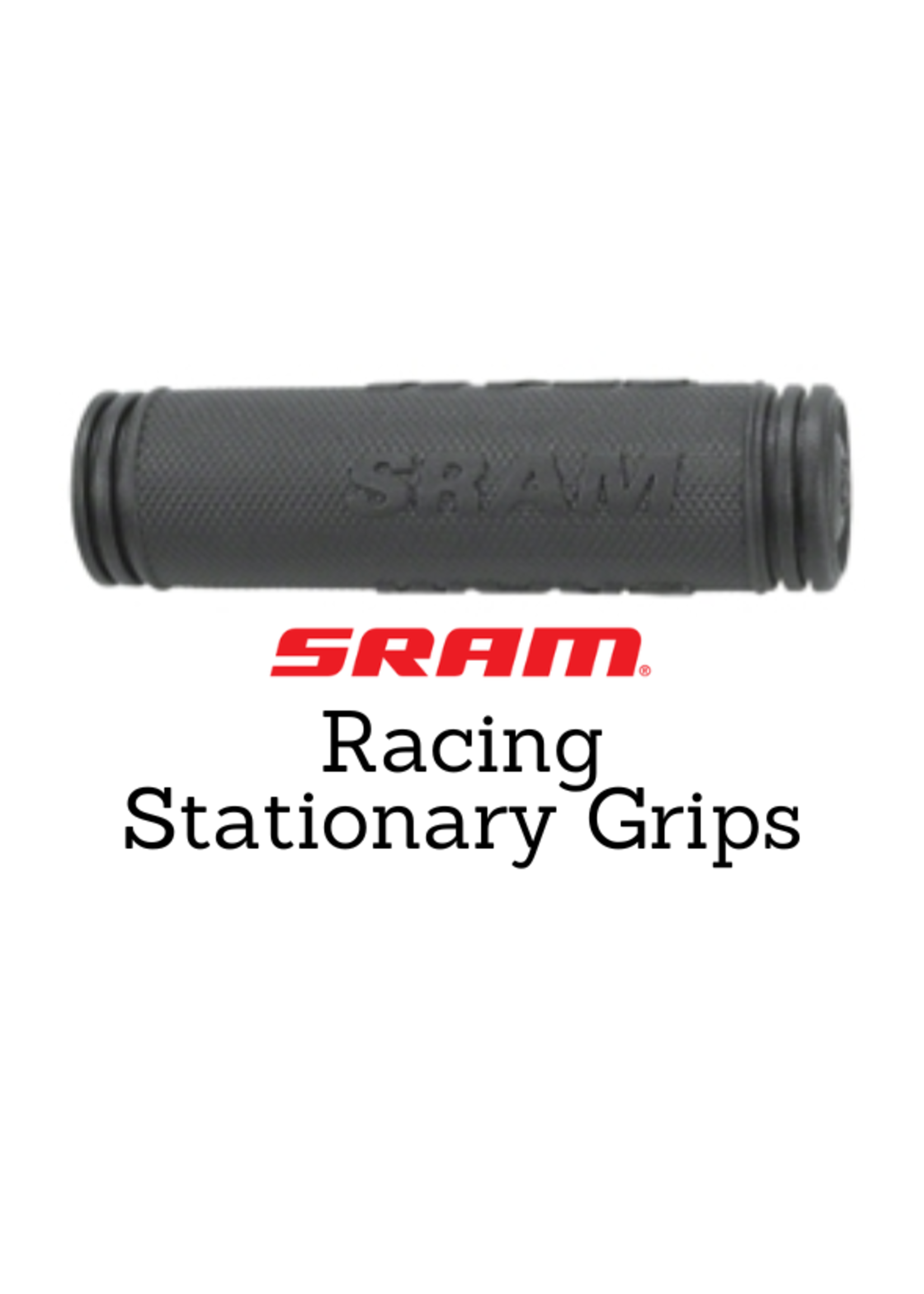 SRAM SRAM GS Racing Stationary Grips 110mm, Closed End Black