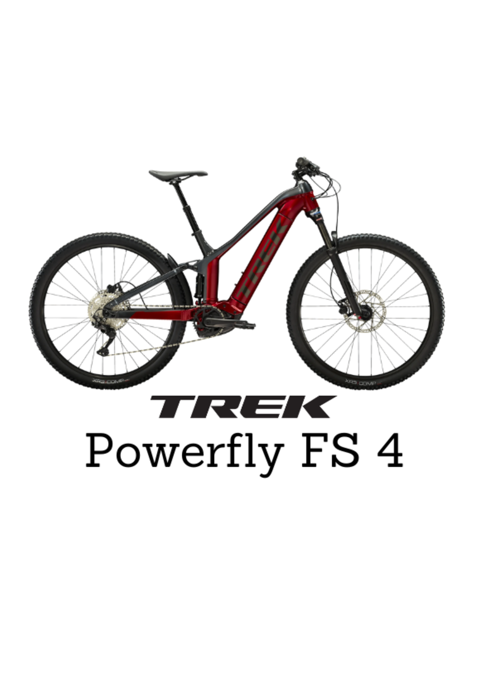 TREK Powerfly FS 4 US M 29 Crimson/Lithium Grey