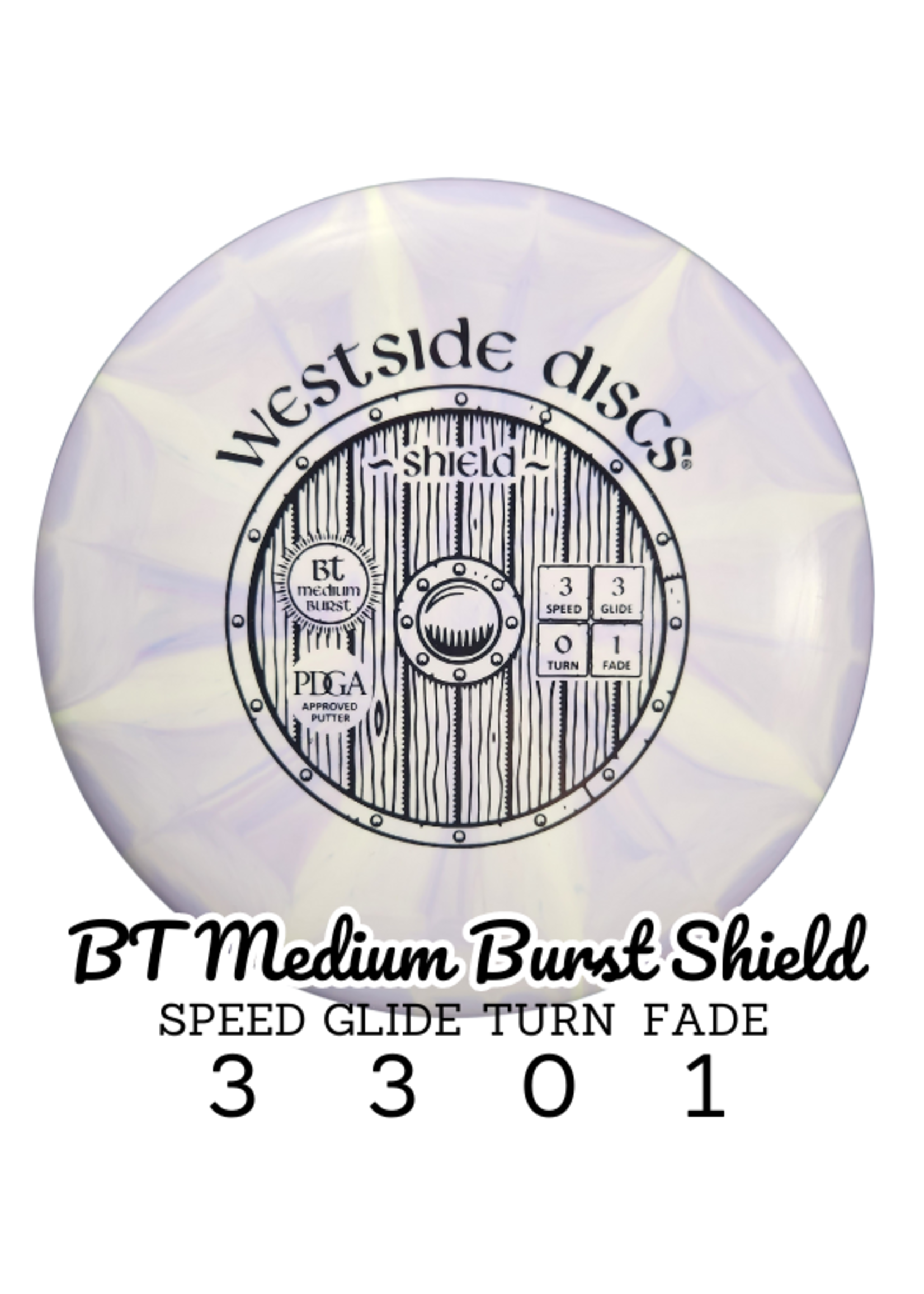 Westside Discs Westside Disc Shield Bt Medium Burst