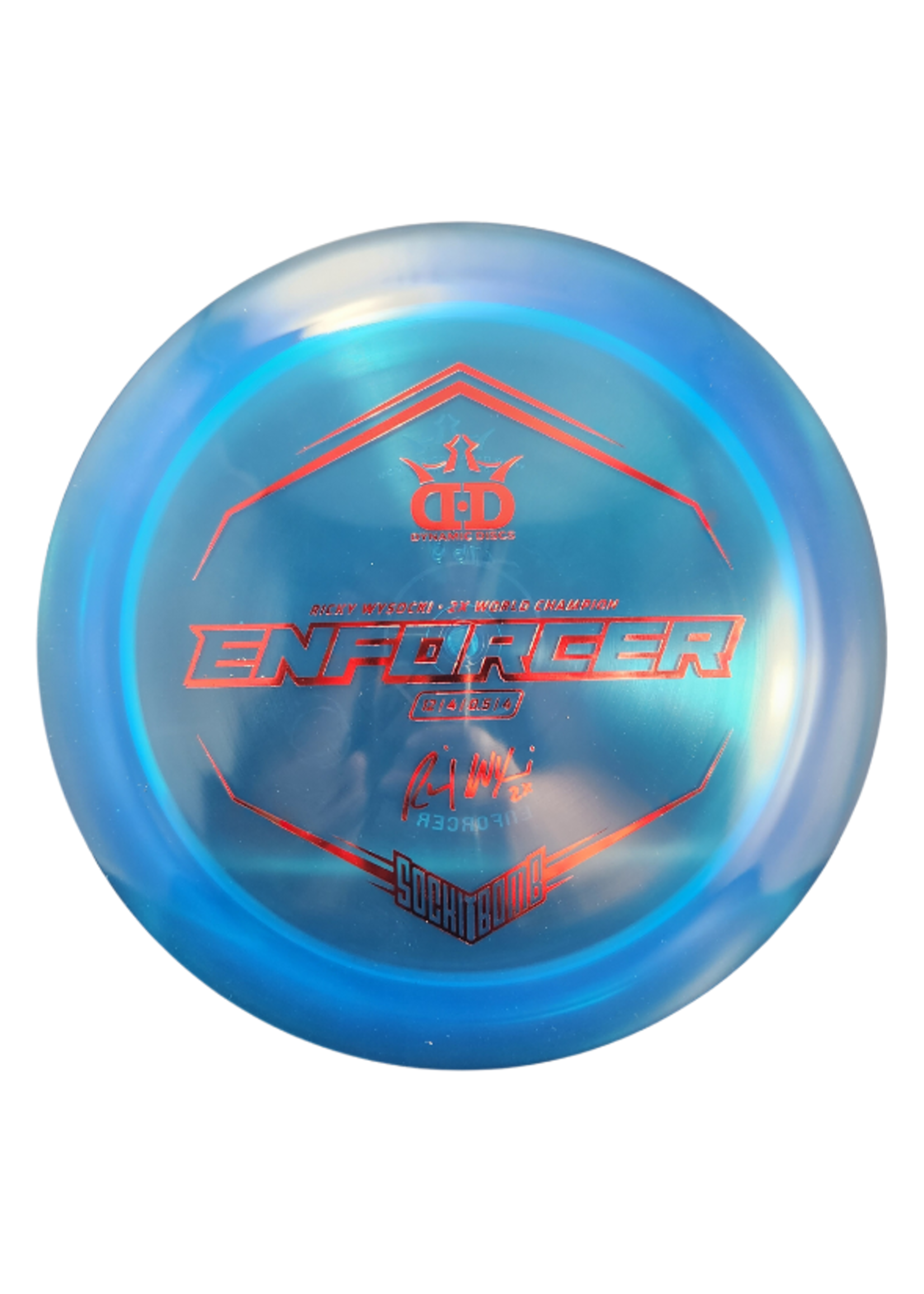 Dynamic Discs Dynamic Discs Lucid ENFORCER Ricky Wysocki Sockibomb Stamp