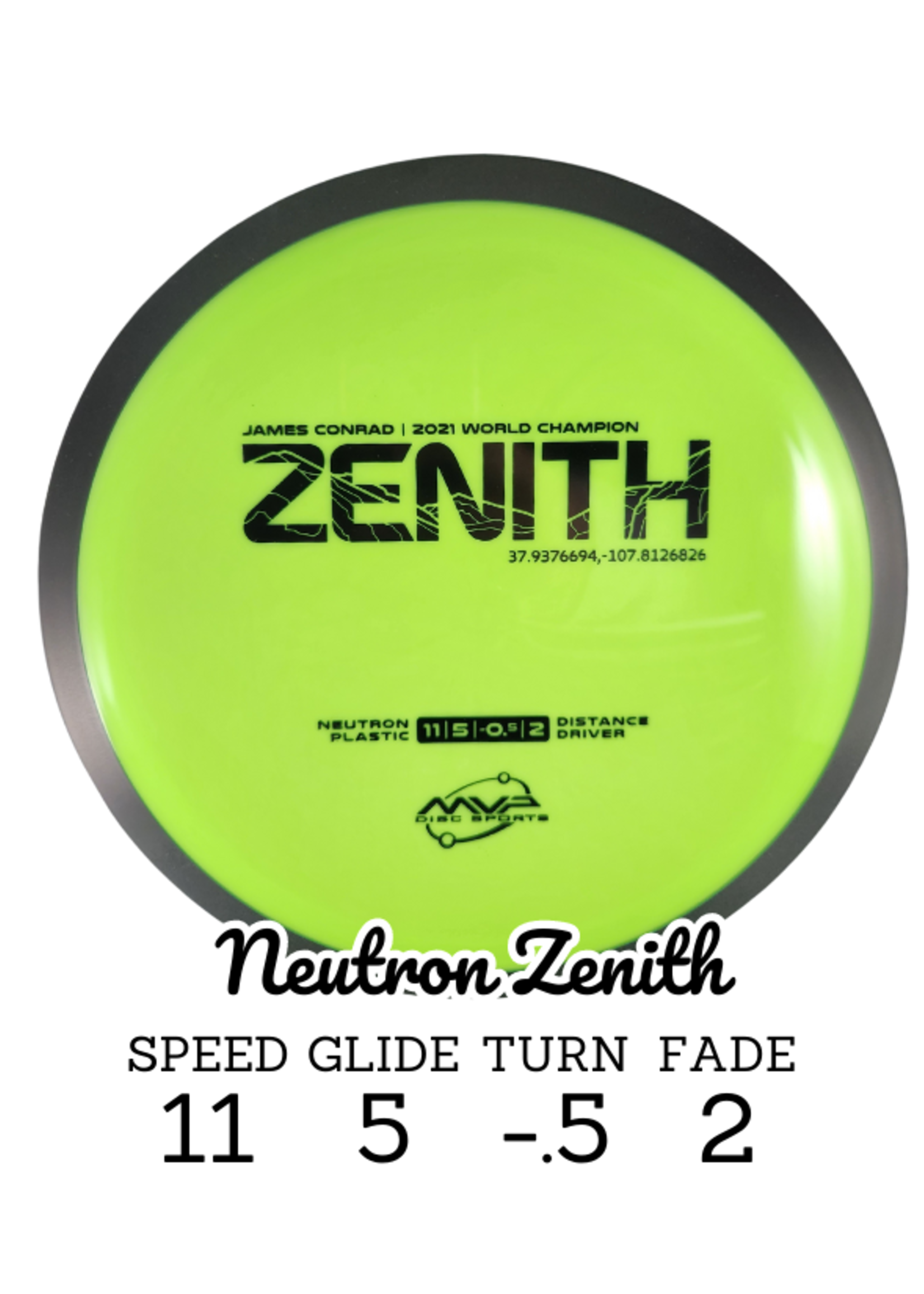 MVP Disc Sports MVP Neutron Zenith - James Conrad World Champion