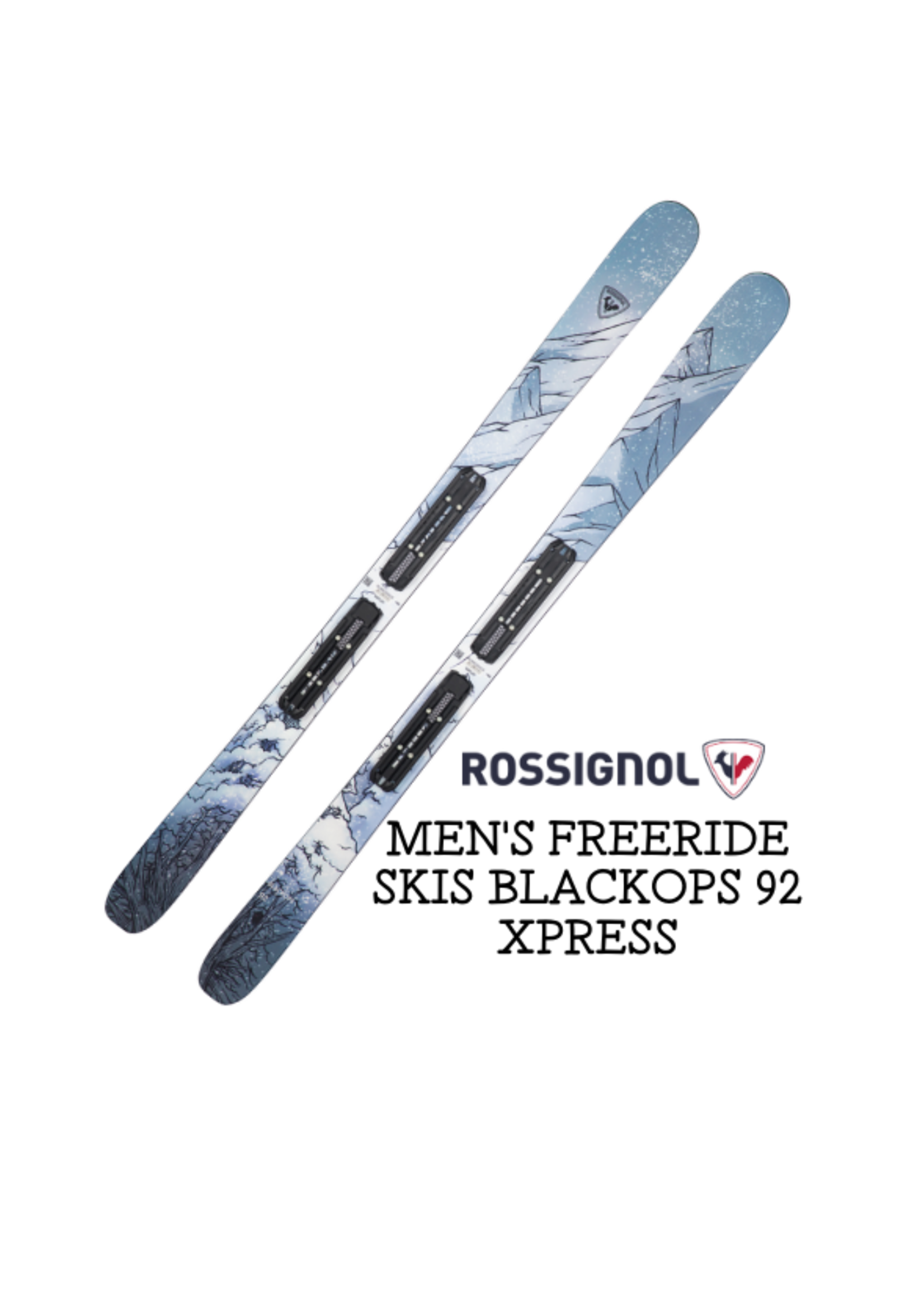 Rossignol Men's FREERIDE Skis BLACKOPS 92 XPRESS