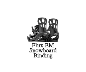 Flux EM Snowboard Bindings - Rock On Wheels