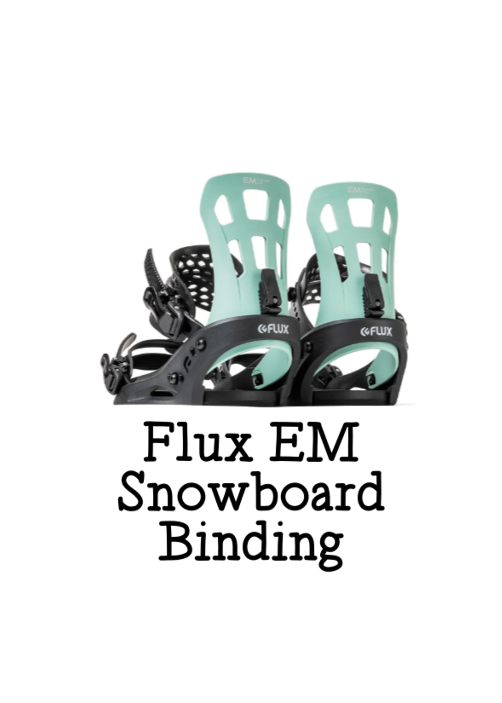 flux Flux EM Snowboard Bindings
