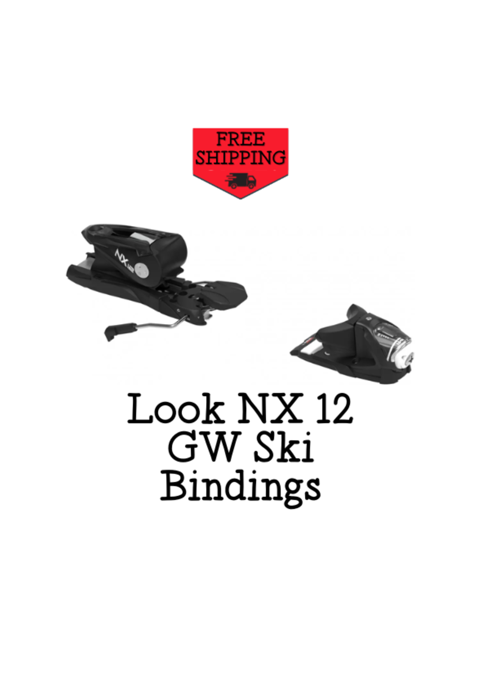 Look Look  NX 12 GW B110 BLACK 0TU Ski Bindings