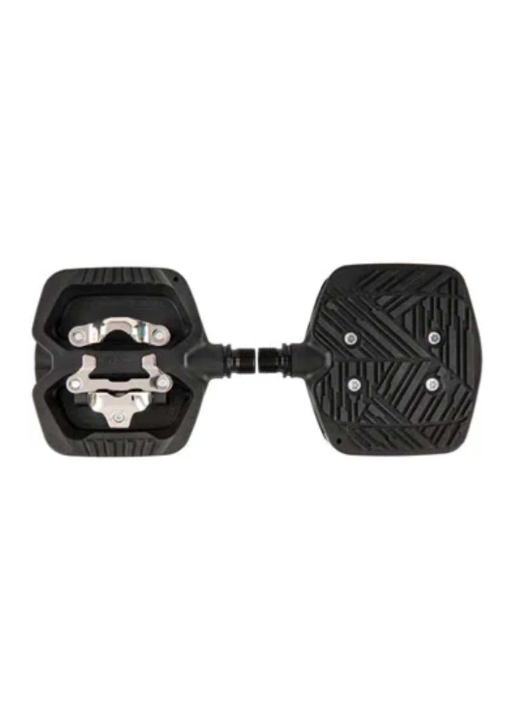 Look LOOK GEO TREKKING Pedals - Single Side Clipless with Platform Chromoly 9/16 Black