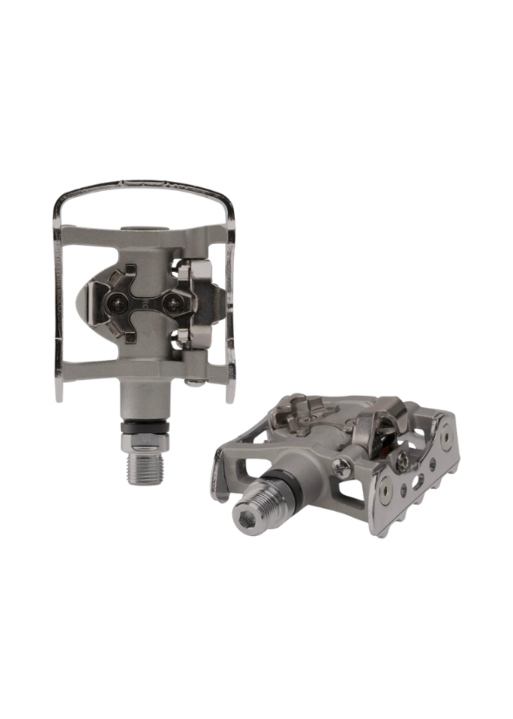 Shimano Shimano Bike Pedal - M324 Clipless SPD Silver