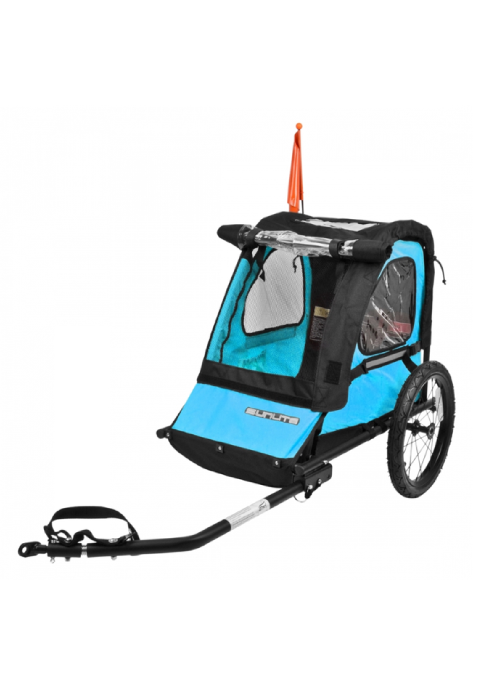 SUNLITE Sunlite Bike Trailer - Tot Single ST Trailer, Blue/Gray
