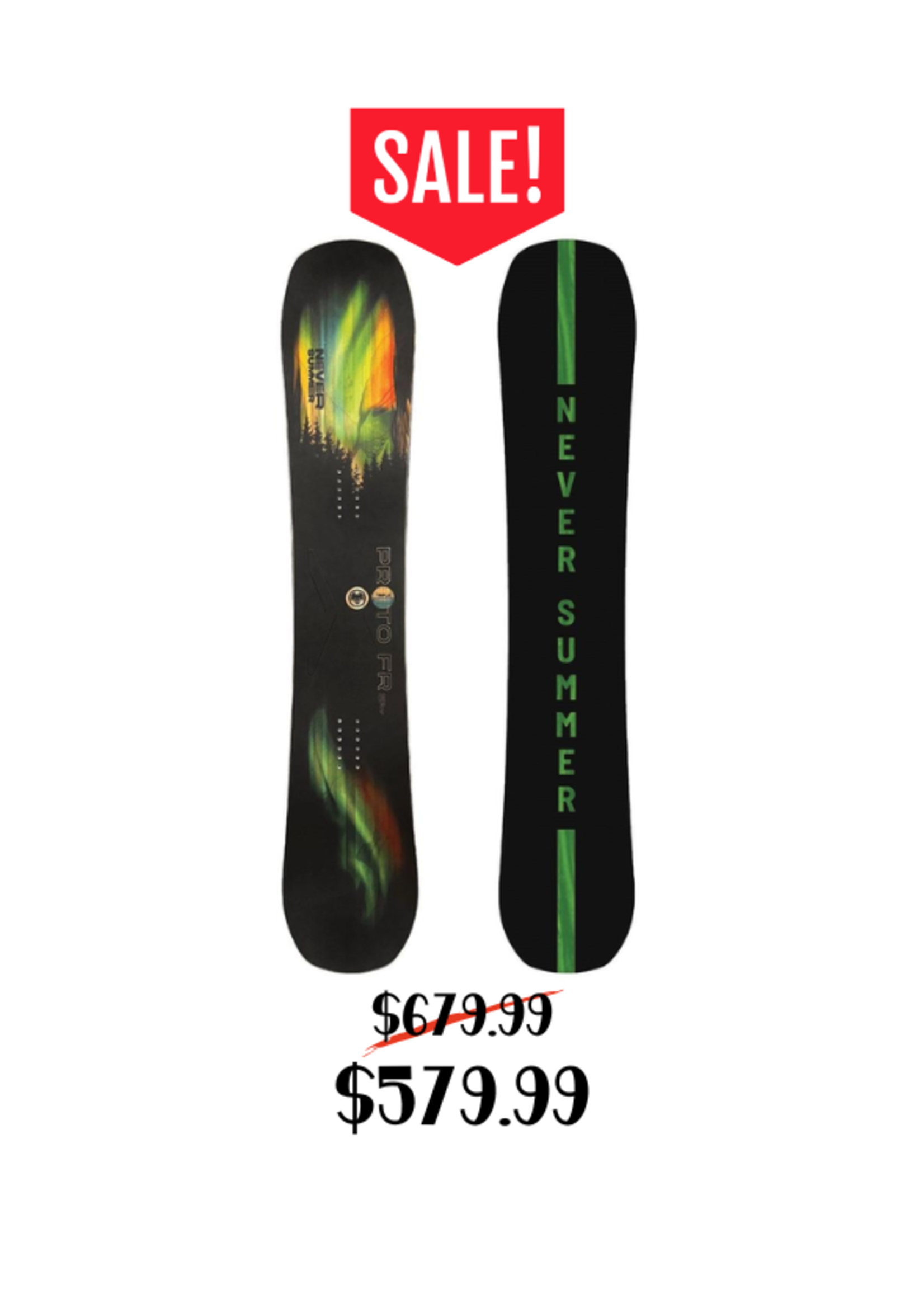 Never Summer 2024 NEVER SUMMER SNOWBOARD - TRIPLE CAMBER PROTO FR
