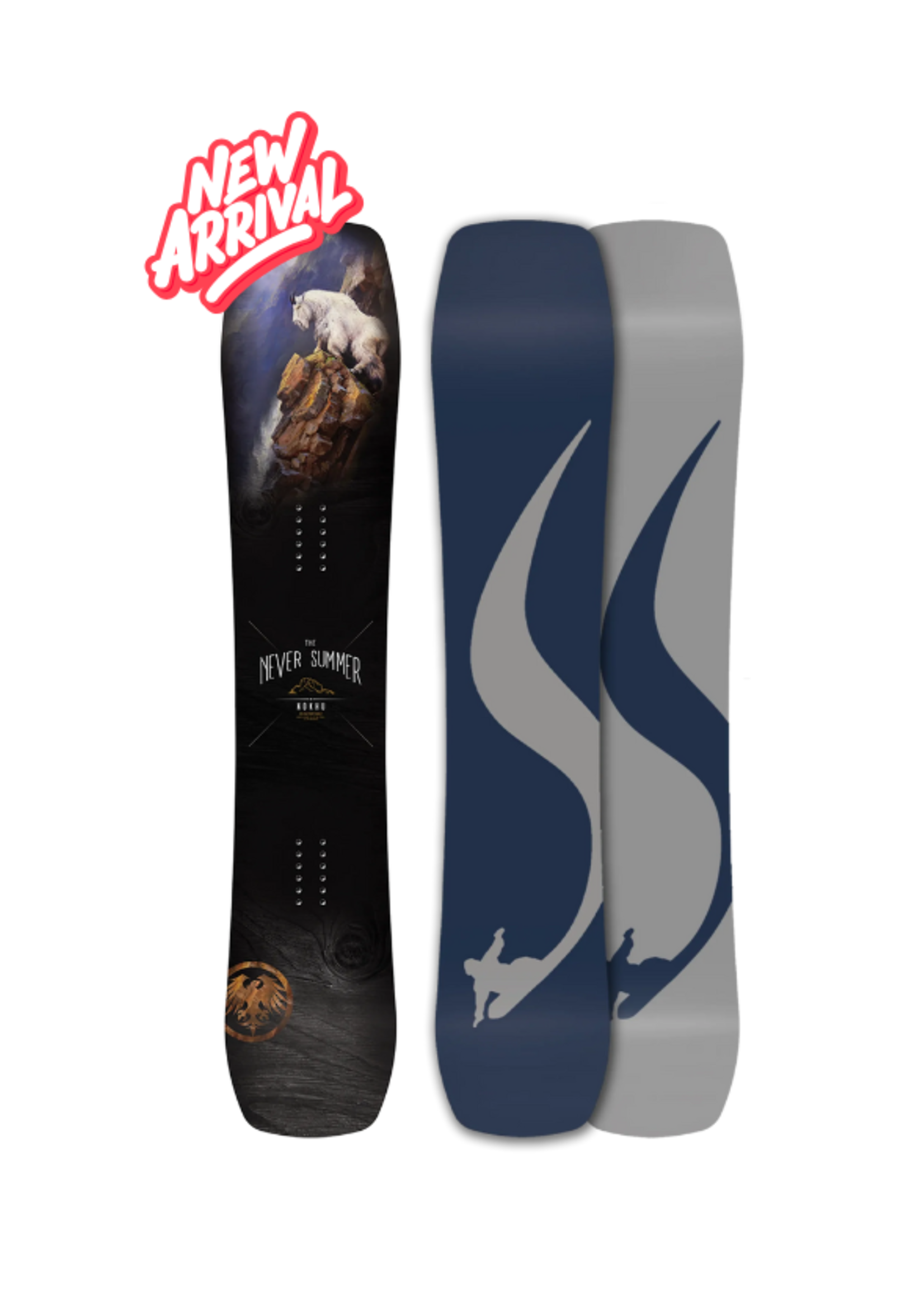 Never Summer Never Summer Men’s 2025 Triple Camber Nokhu Snowboard