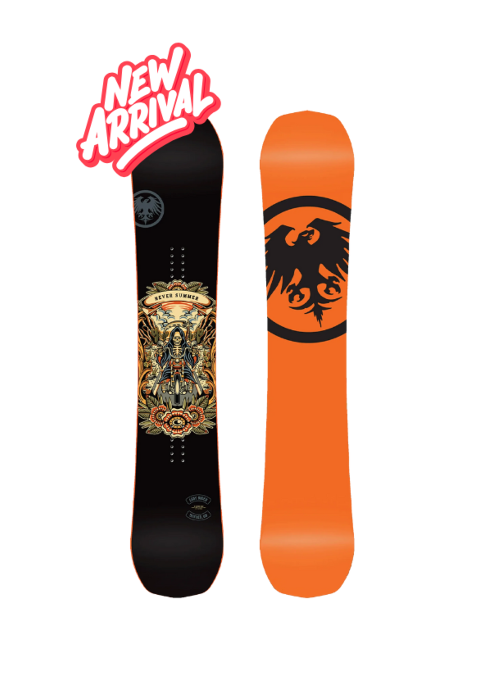 Never Summer Never Summer Men’s 2025 Triple Camber Easy Rider Snowboard
