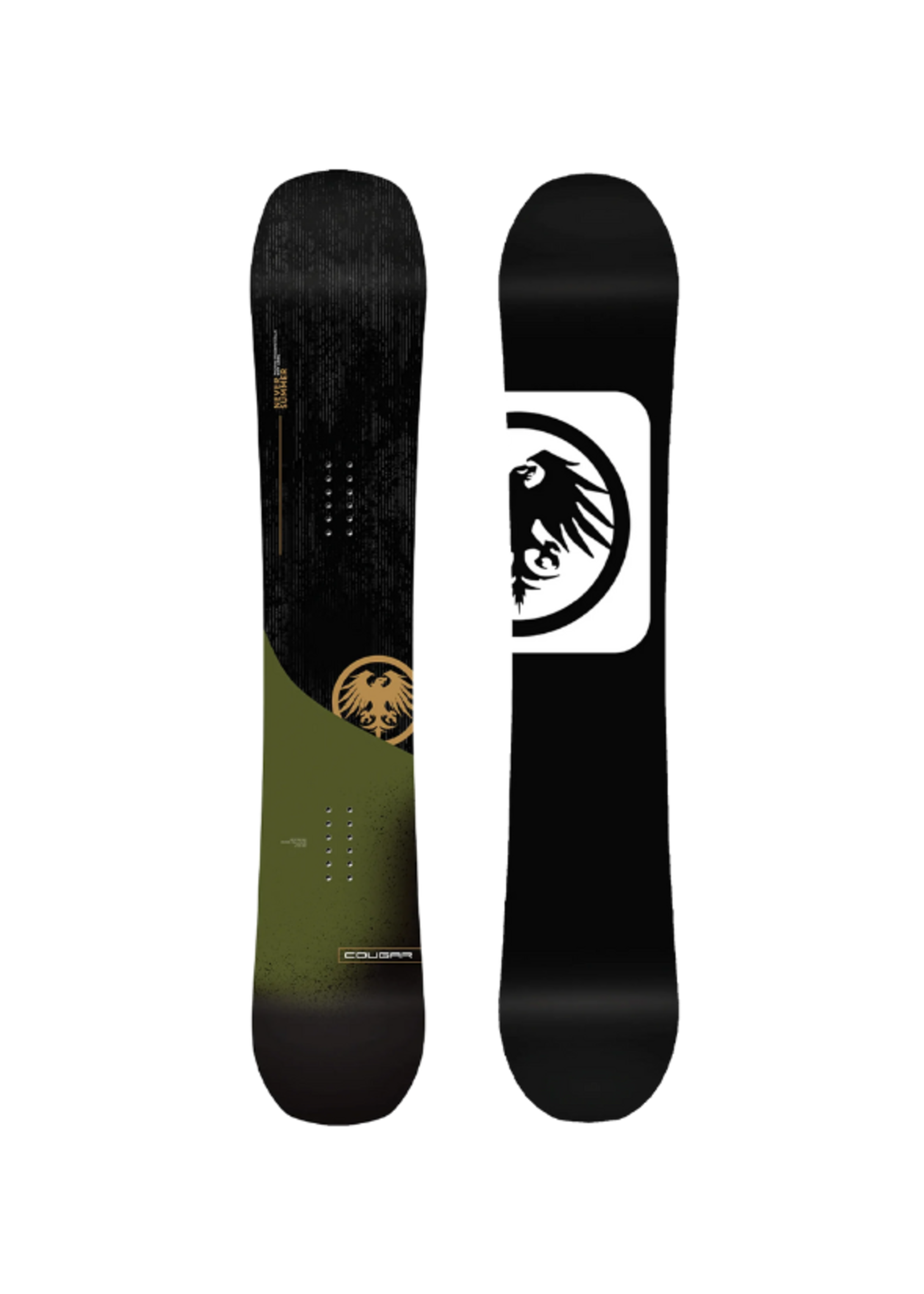 Never Summer Never Summer Men’s 2025 Recurve Traditional Camber Cougar Snowboard