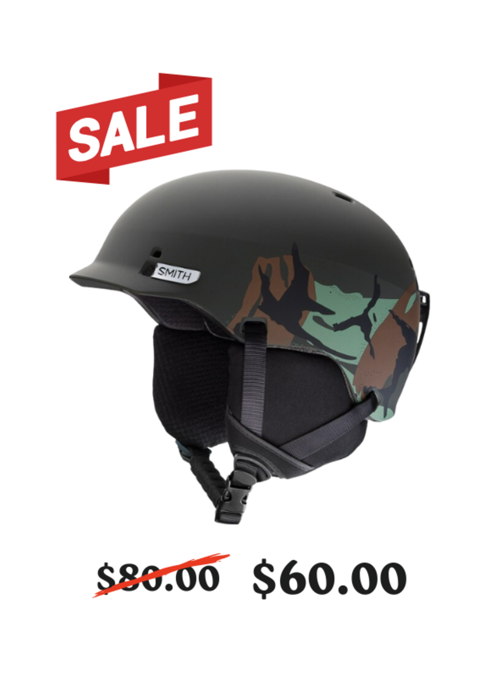 SMITH Smith Gage Helmet - Matte Disruption Small 51-55Cm