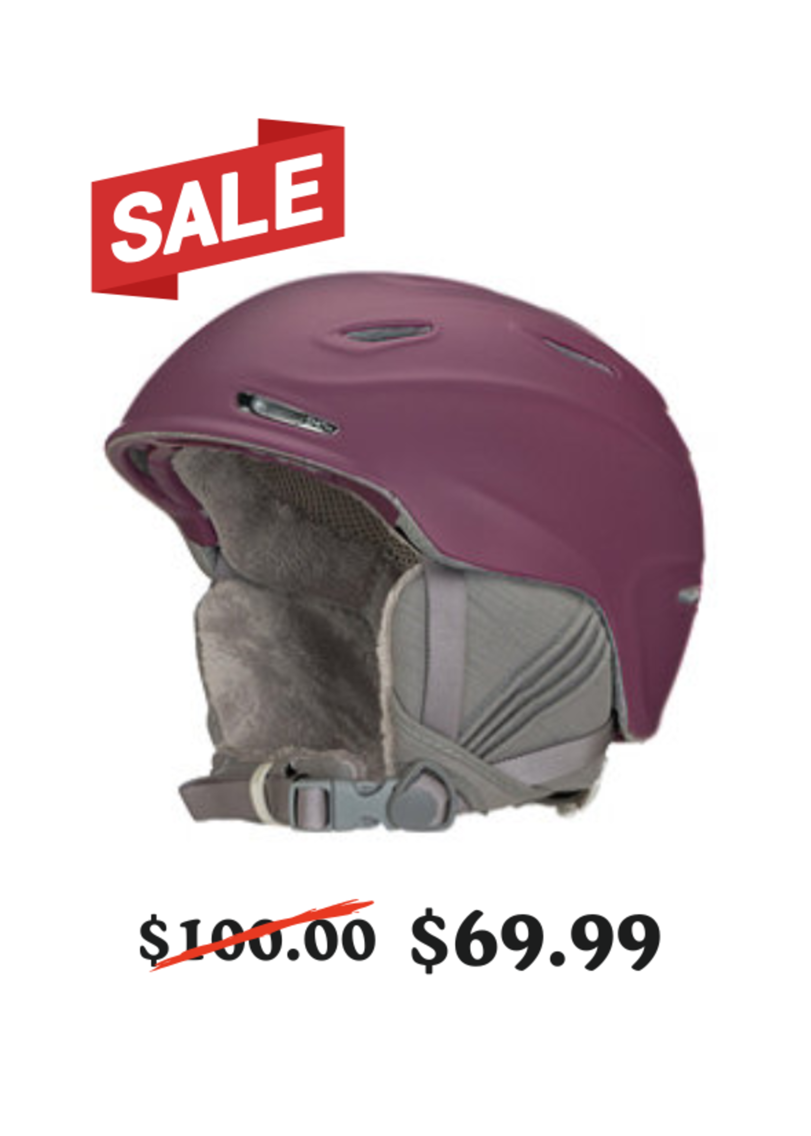 SMITH Smith ARRIVAL Helmet (Matte Grape/Small 51-55cm)