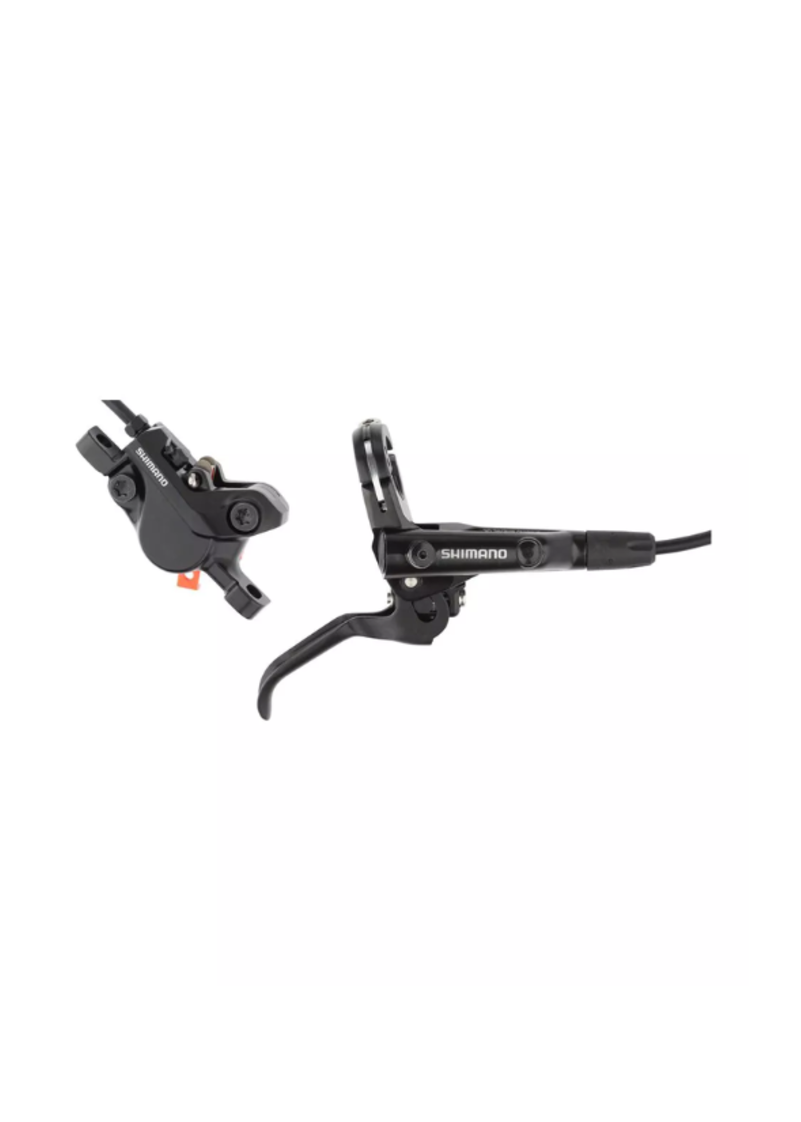 Shimano Shimano BR-MT500 Disc Brake and BL-MT501 Lever - Rear, Hydraulic, 2-Piston, Post Mount, Black