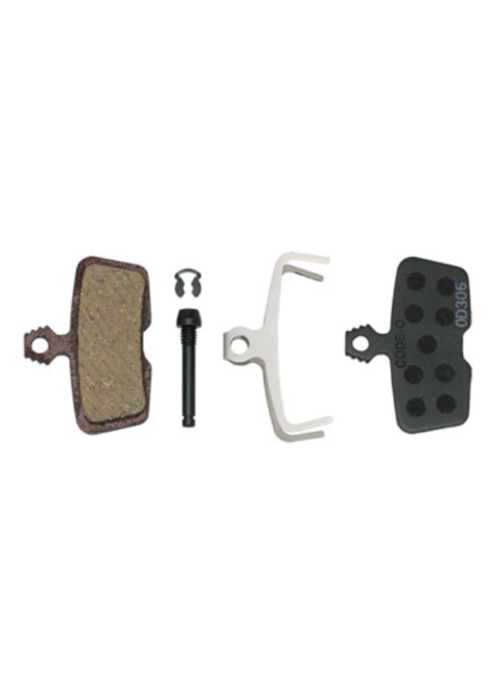 SRAM SRAM/Avid Code, Code RSC, Code R, Guide RE Organic Disc Brake Pad, Steel Back, Pair