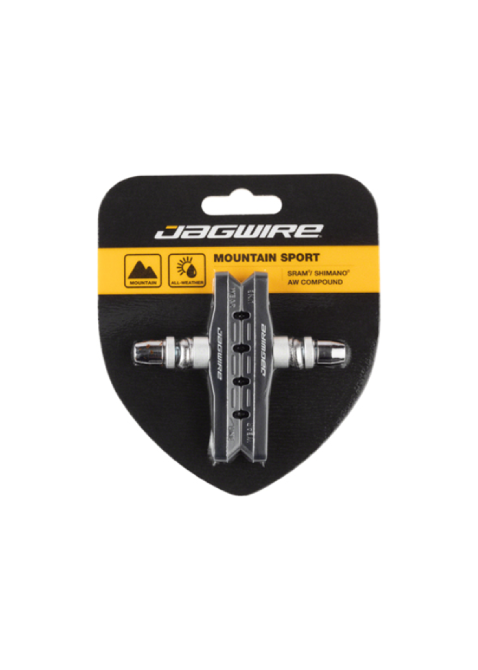 Jagwire Jagwire Mountain Sport Brake Pads Threaded Post Black