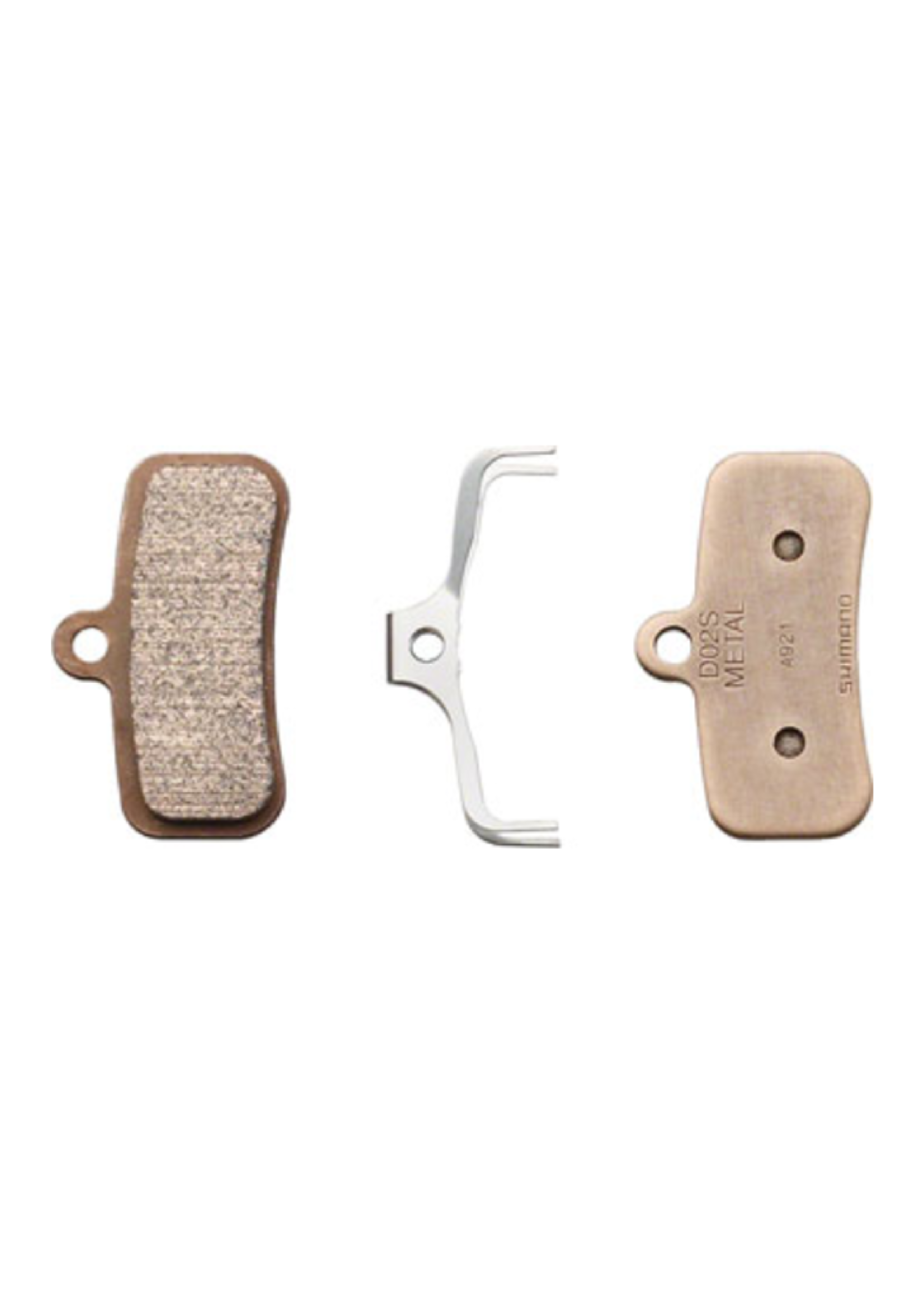 Shimano Shimano D02S-MX Disc Brake Pad and Spring - Metal Compound, Stainless Steel Back Plate, One Pair