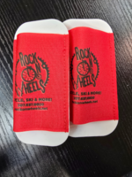 Ski sleeve touring Row logo red