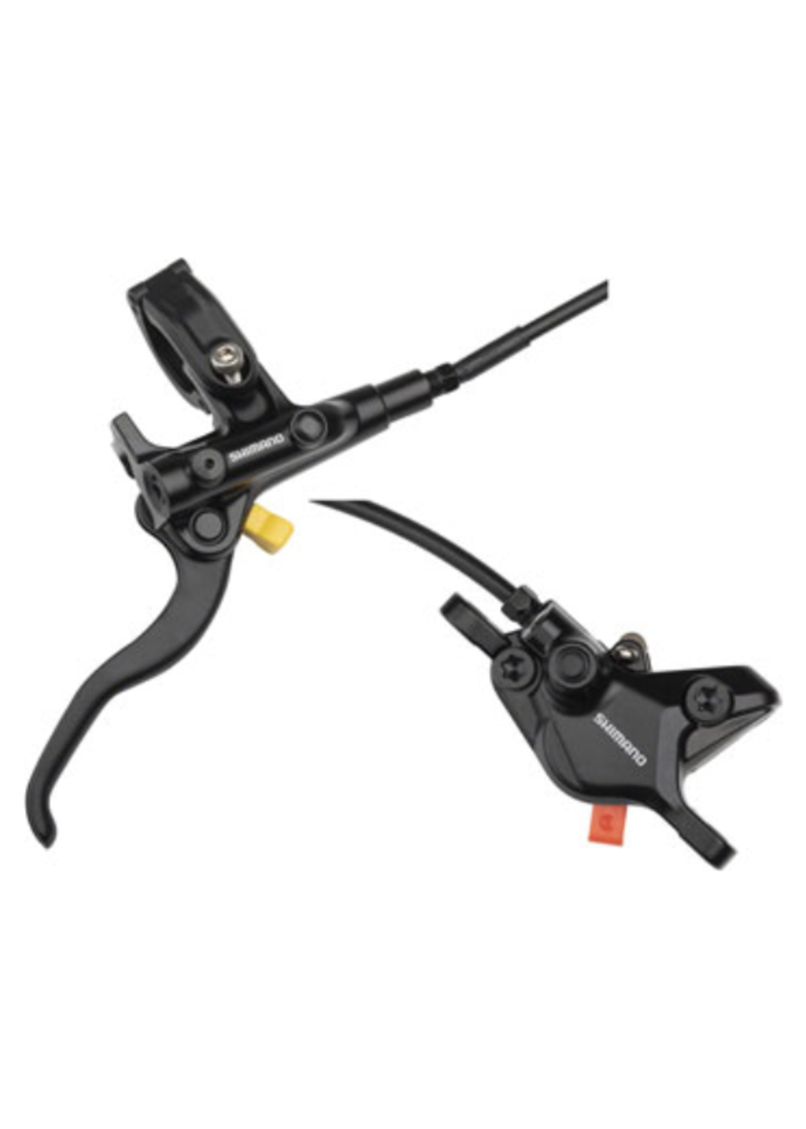 Shimano Shimano Deore BL-M4100/BR-MT410 Disc Brake and Lever - Rear, Hydraulic, Resin Pads, Gray