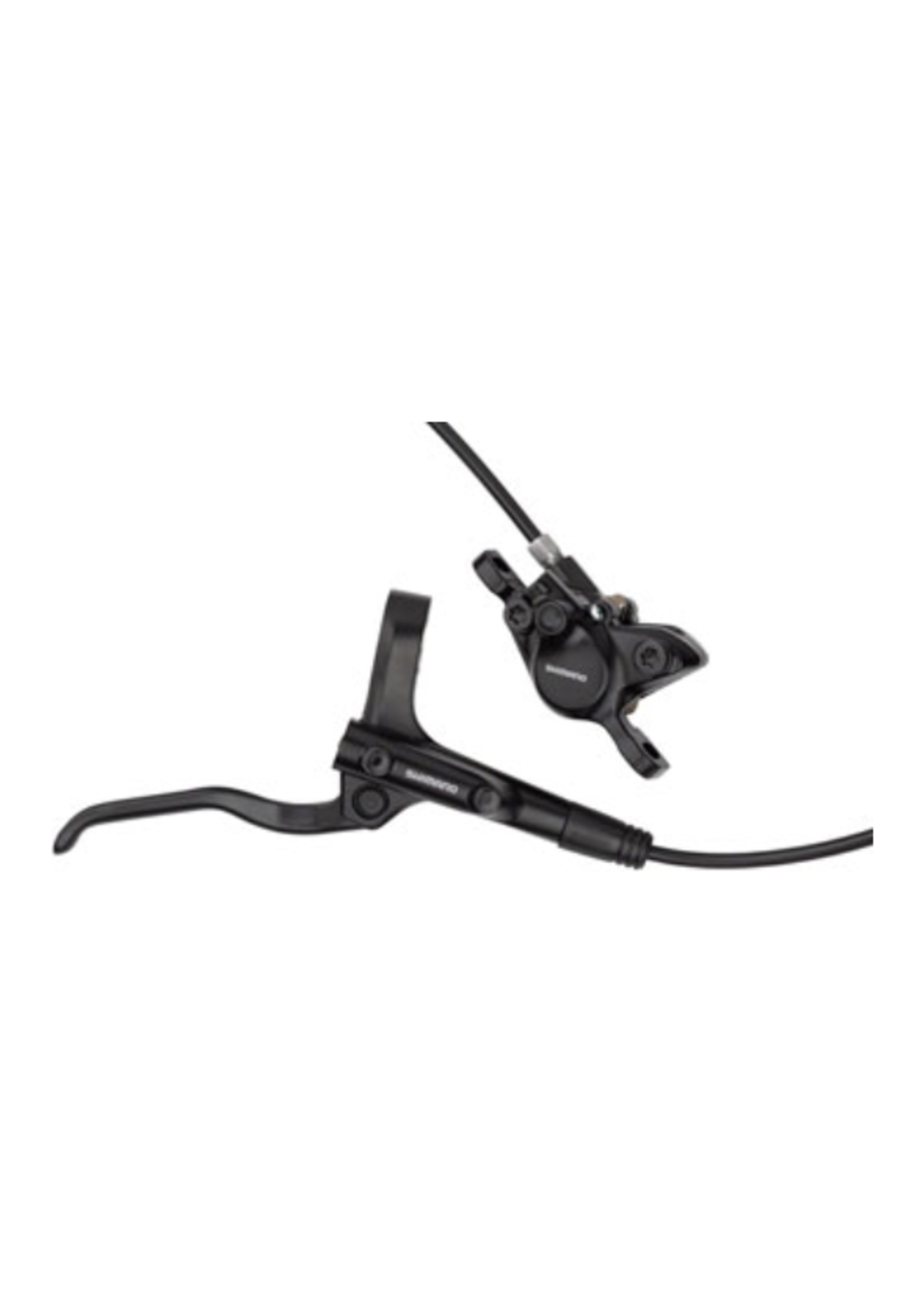 Shimano DISC BRAKE ASSEMBLED SET  BL-MT200(R)  BR-MT200(R)  BLACK  W/O ADAPTER  RESIN PAD (W/O FIN)  SM-BH59-SS 1700 MM BLACK