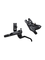 Shimano Shimano Deore BL-M6100/BR-M6100 Disc Brake and Lever - Front Hydraulic Resin Pads Gray