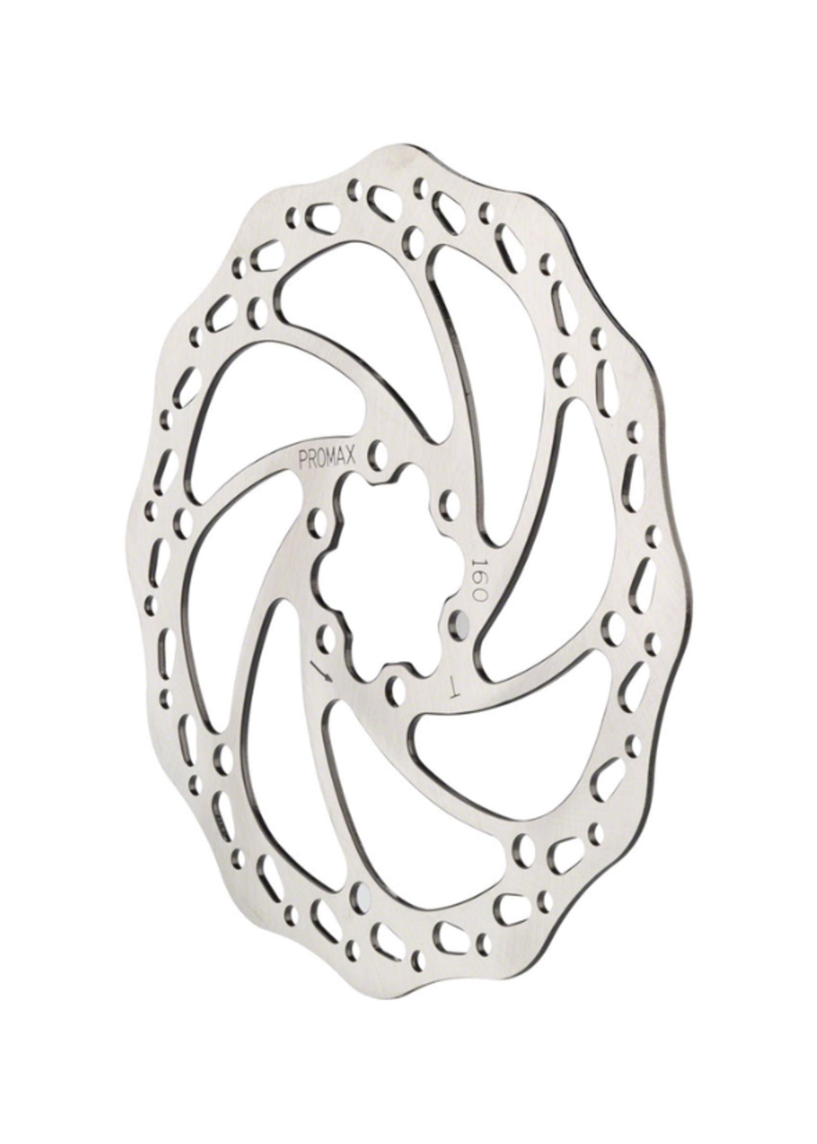 Promax Promax Sport S1 Disc Brake Rotor - 160mm, 6-Bolt, Silver