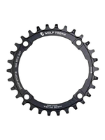 Wolf Tooth 104 BCD Chainring - 30t, 104 BCD, 4-Bolt, Drop-Stop B, Black