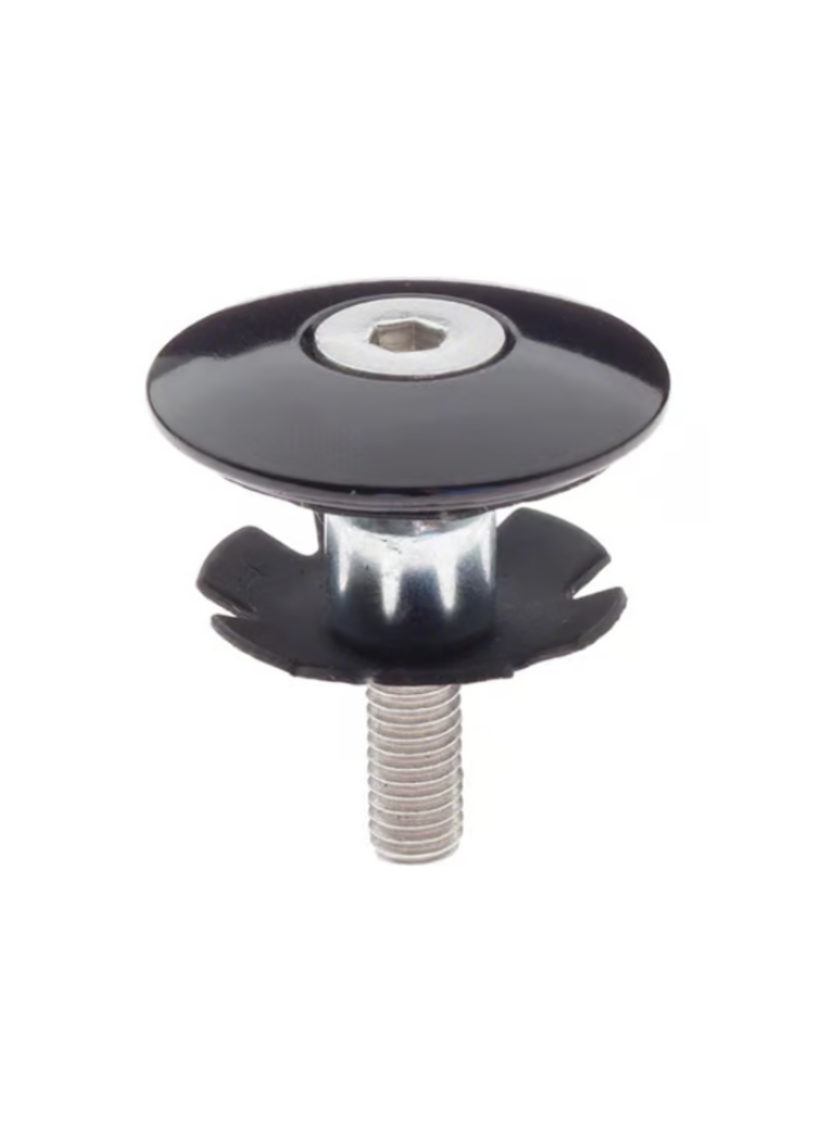 Problem Solvers Problem Solvers Top Cap with Star Nut 1-1/8" Black