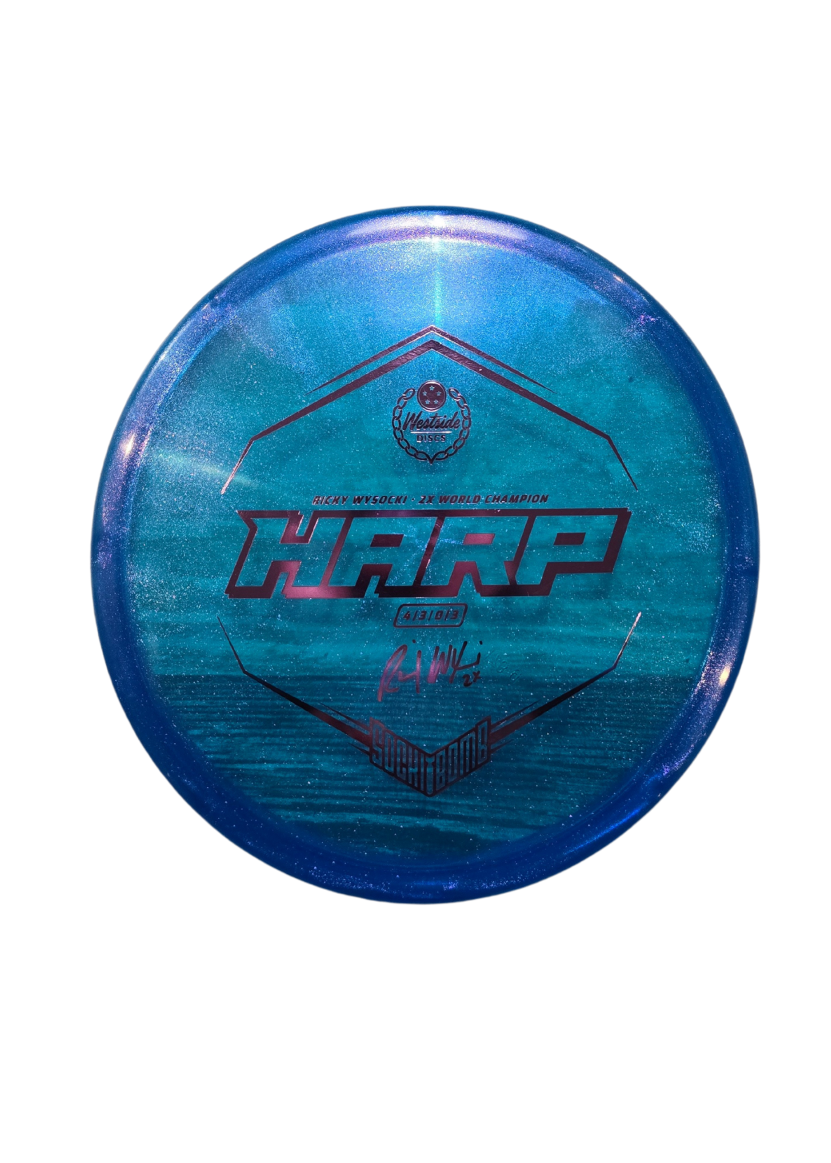 Westside Disc Westside Discs VIP-Ice Glimmer Harp Ricky Wysocki Sockibomb Stamp