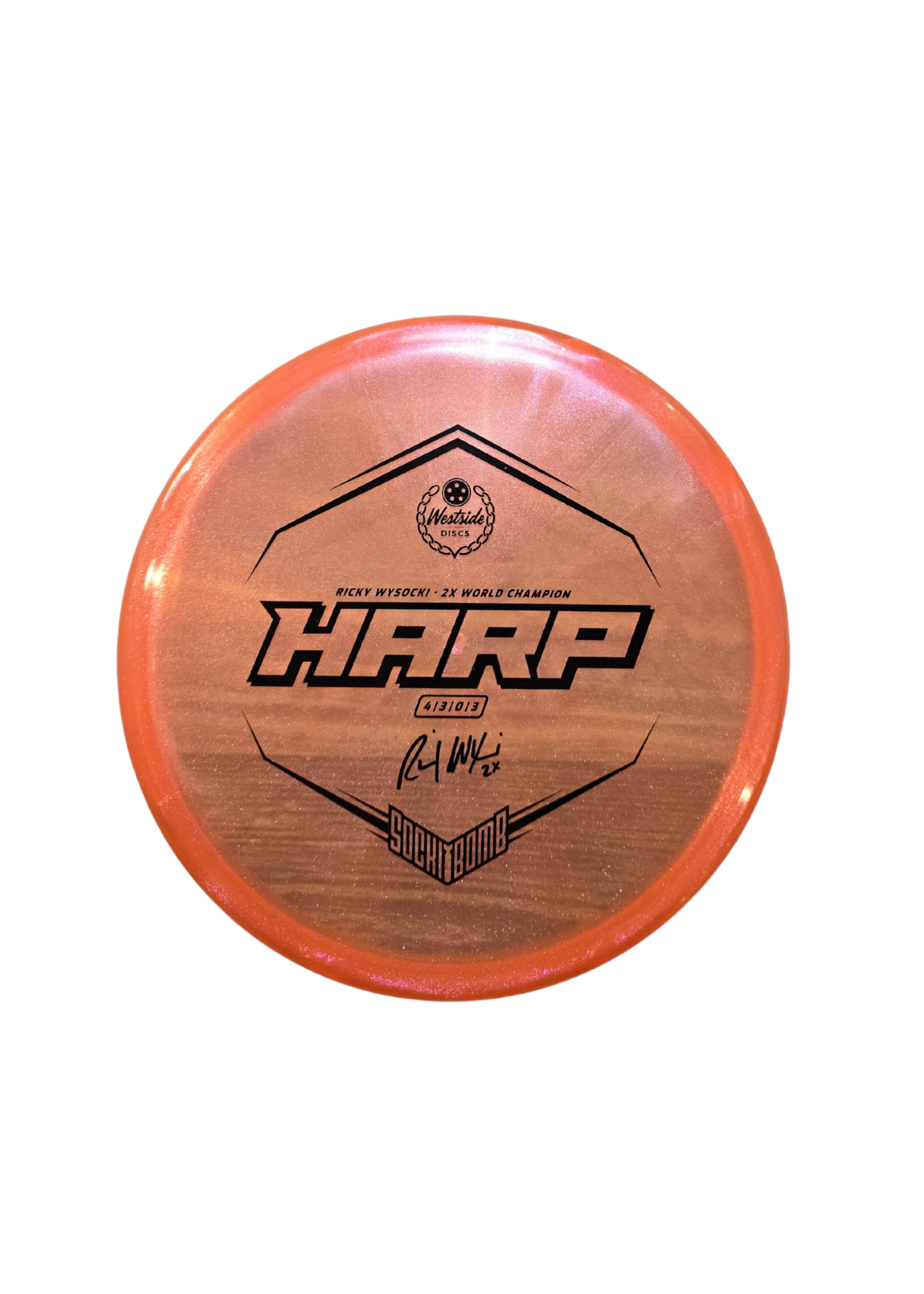 Westside Disc Westside Discs VIP-Ice Glimmer Harp Ricky Wysocki Sockibomb Stamp