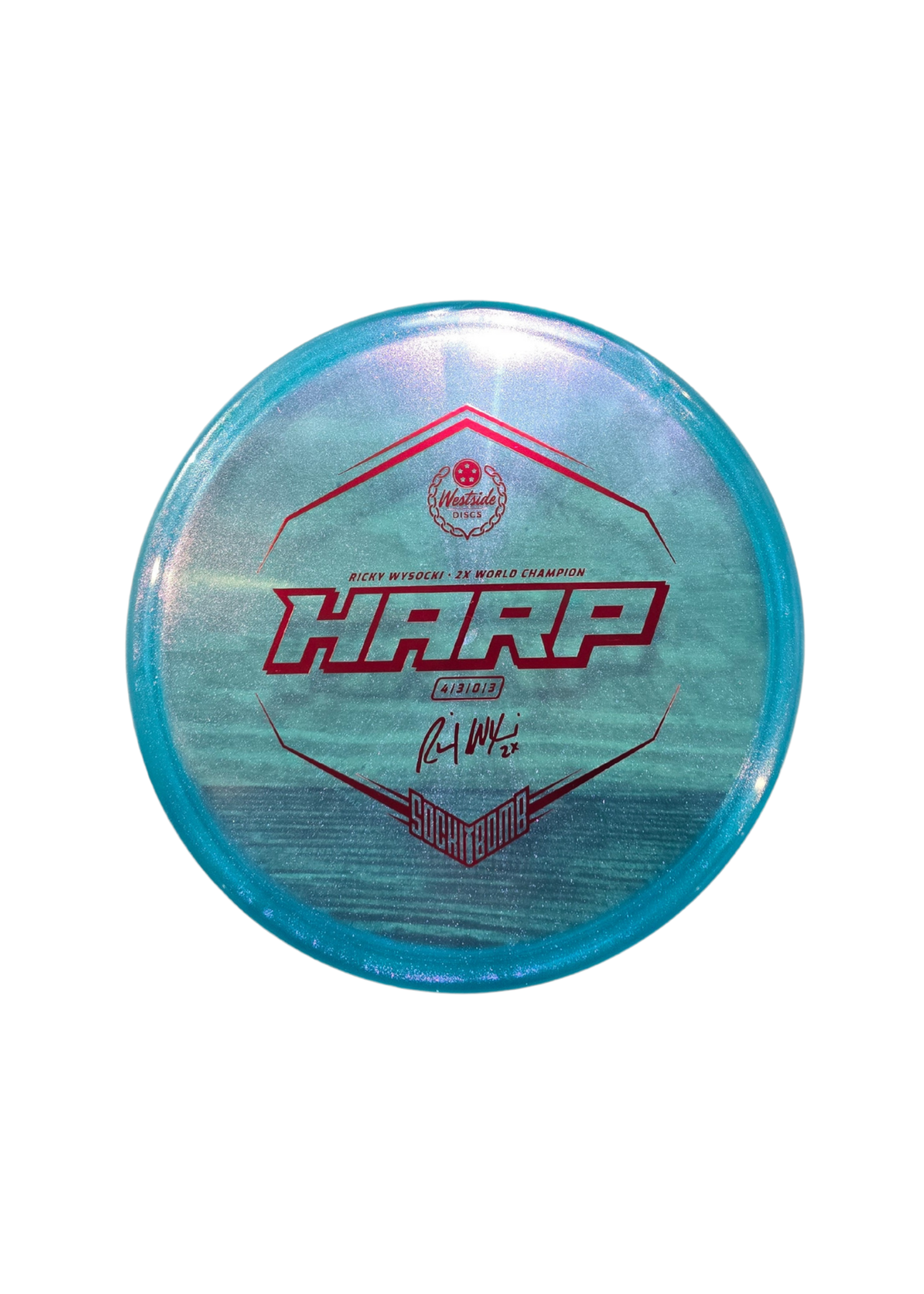 Westside Disc Westside Discs VIP-Ice Glimmer Harp Ricky Wysocki Sockibomb Stamp