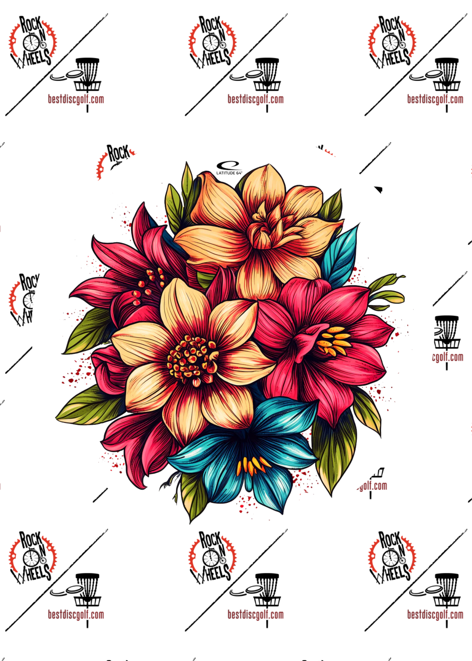 Westside Disc Latitude 64 Flowers DecoDye Dyemax Pure