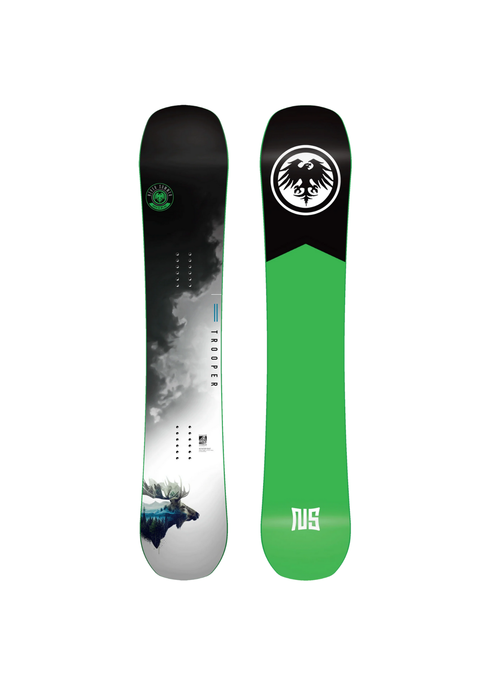 Never Summer Never Summer Men’s 2026 Trooper Snowboard - 164X