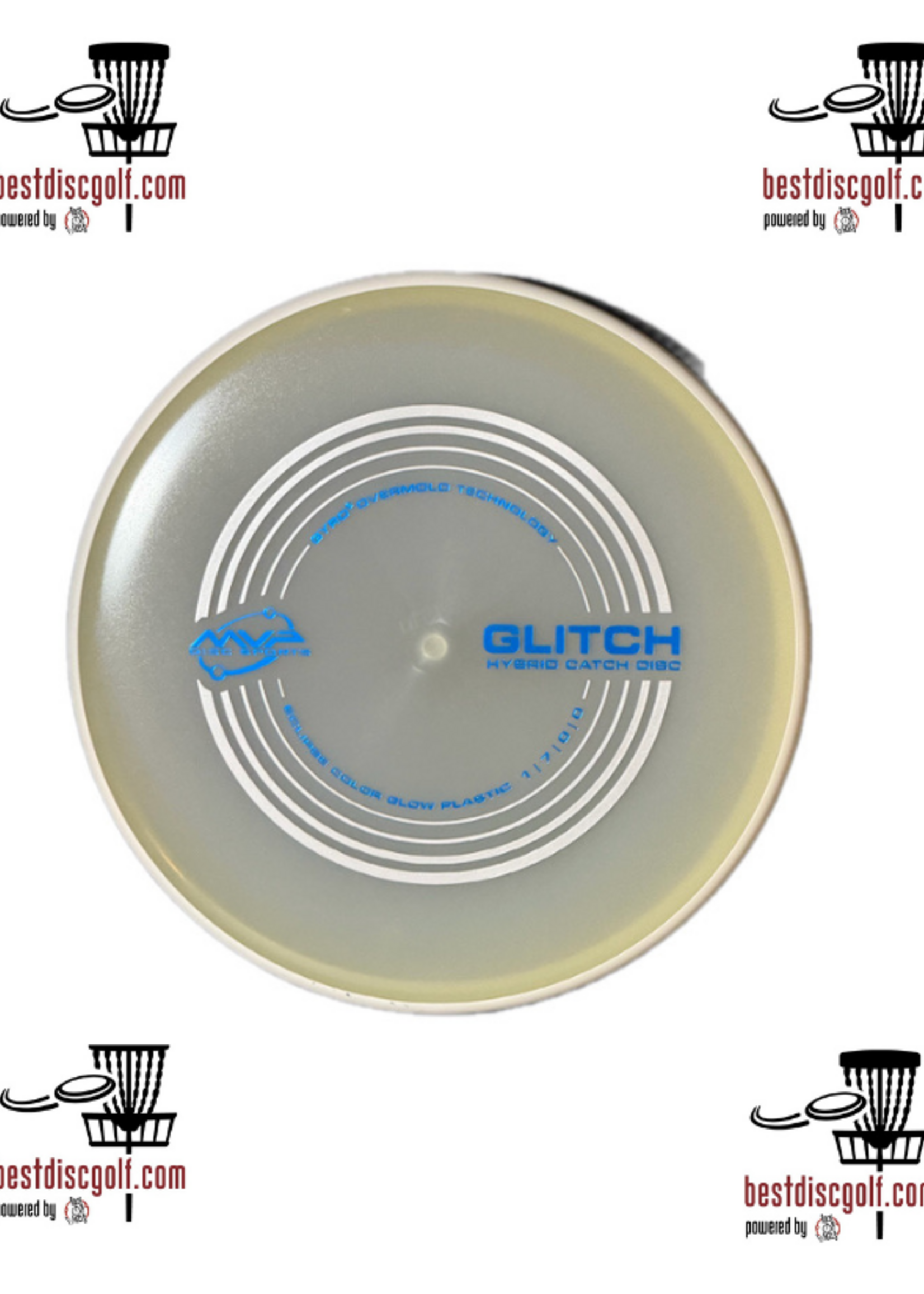 MVP Disc Sports MVP Disc Sports Eclipse Glitch Glow in The Dark