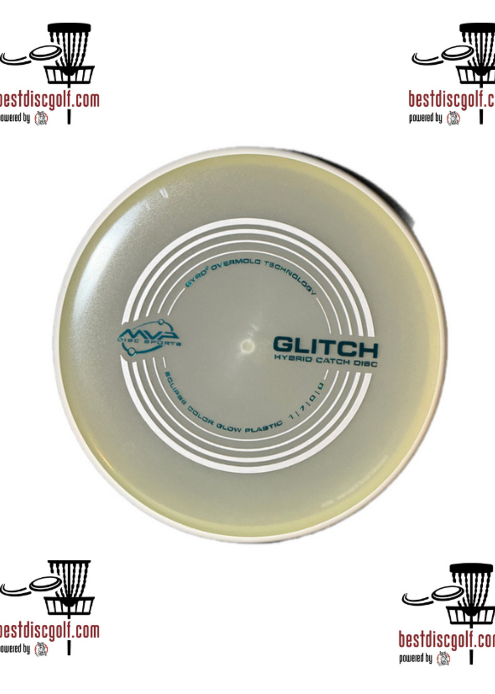 MVP Disc Sports MVP Disc Sports Eclipse Glitch Glow in The Dark