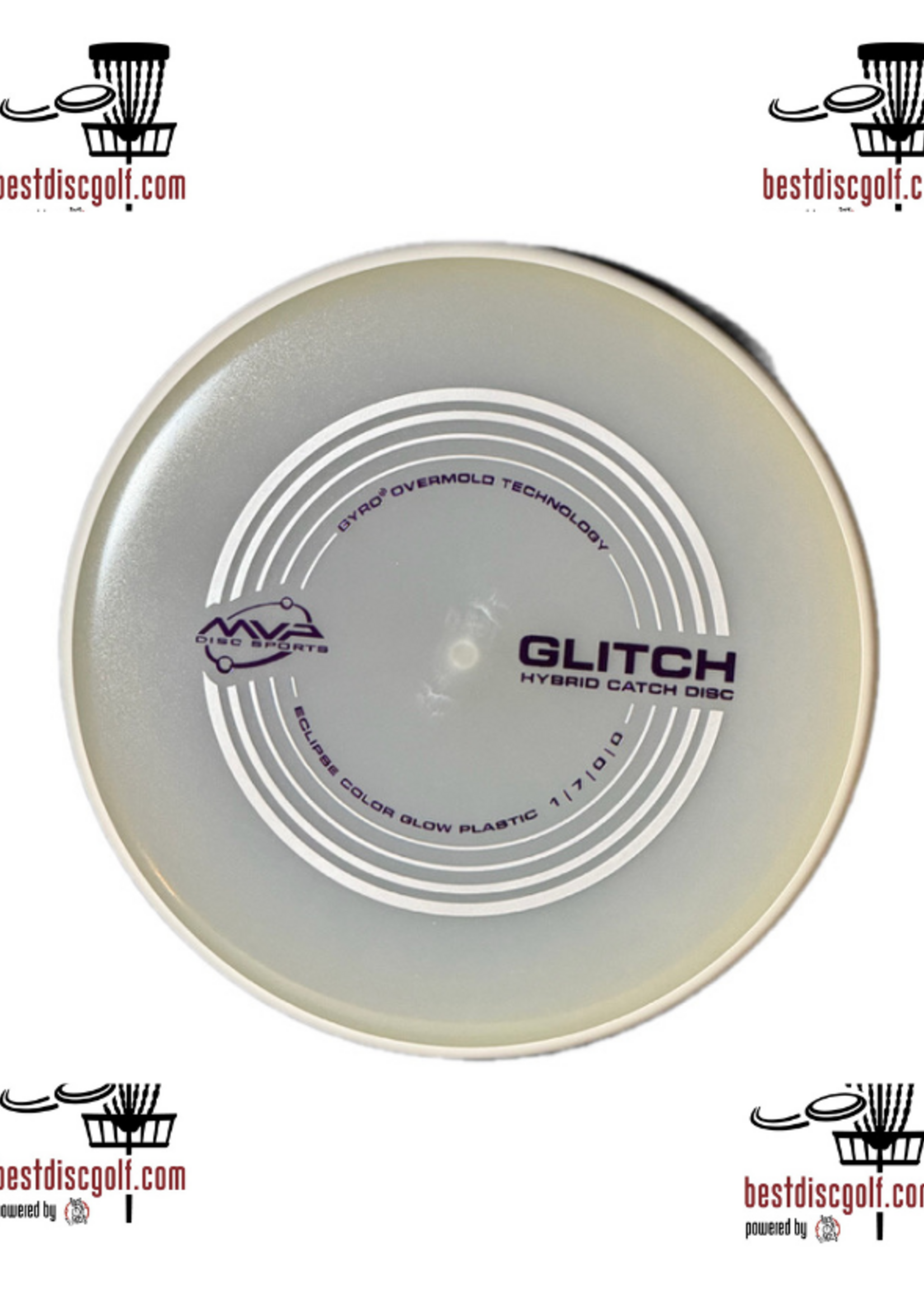 MVP Disc Sports MVP Disc Sports Eclipse Glitch Glow in The Dark