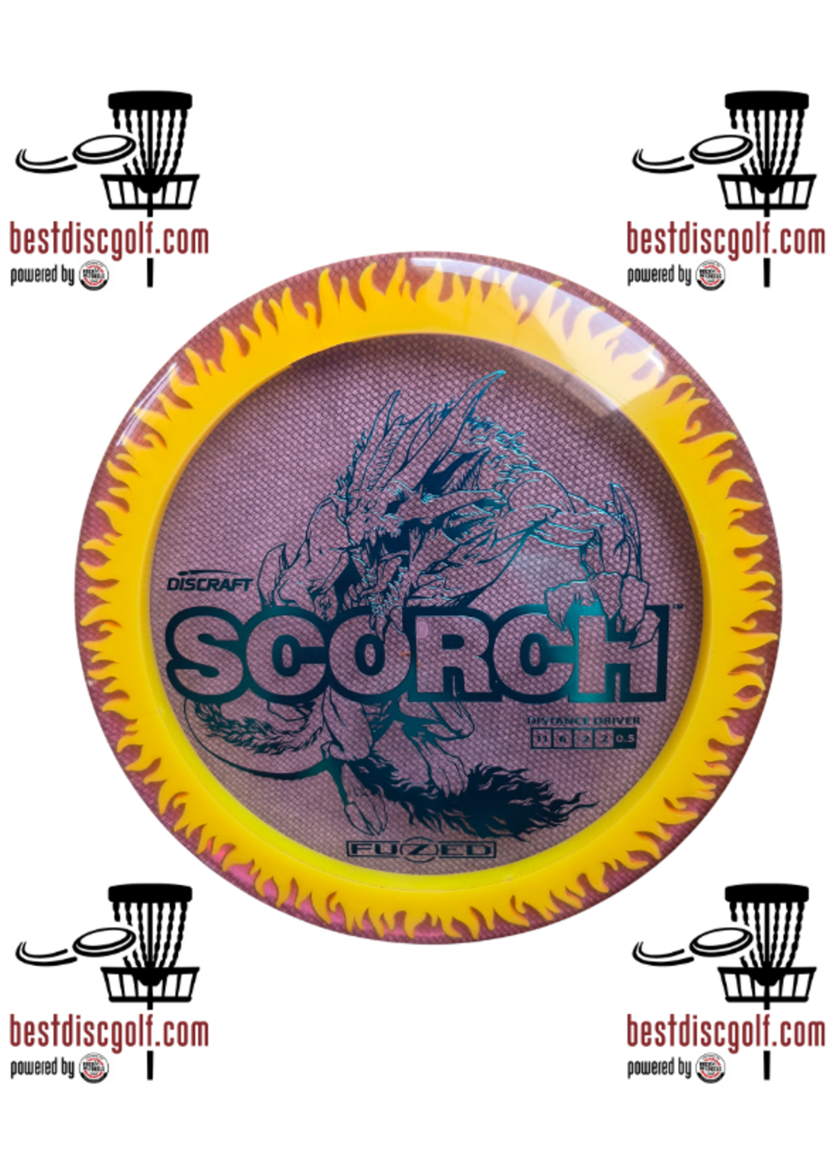 Discraft Discraft FUZED Z SCORCH WITH FLAME PATTERN
