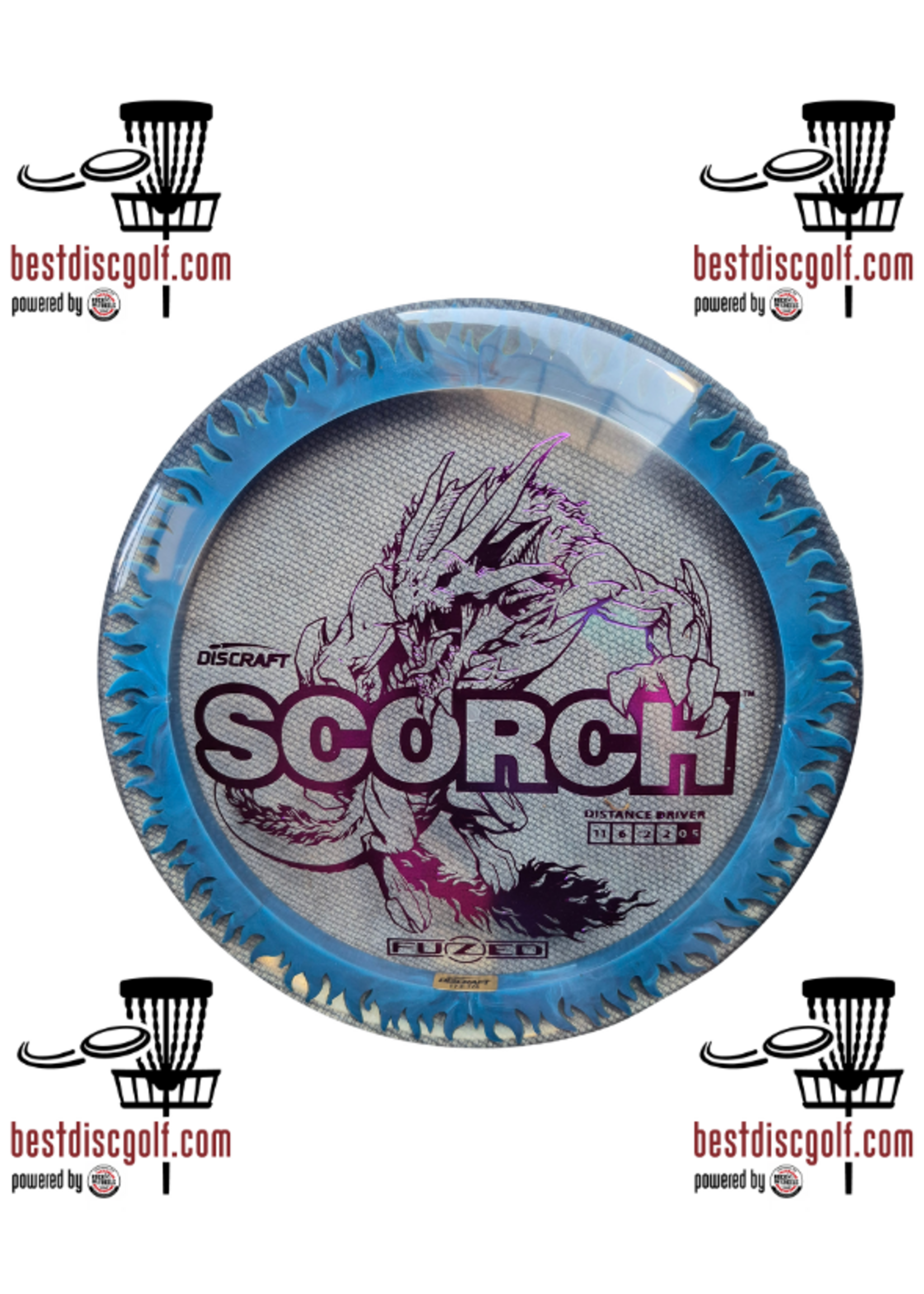 Discraft Discraft FUZED Z SCORCH WITH FLAME PATTERN