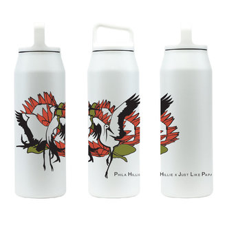 MiiR Wide Mouth 940ml (32oz) White - Artist Series - Phila Hillie MiiR Wide Mouth 940ml (32oz) White - Artist Series - Phila Hillie